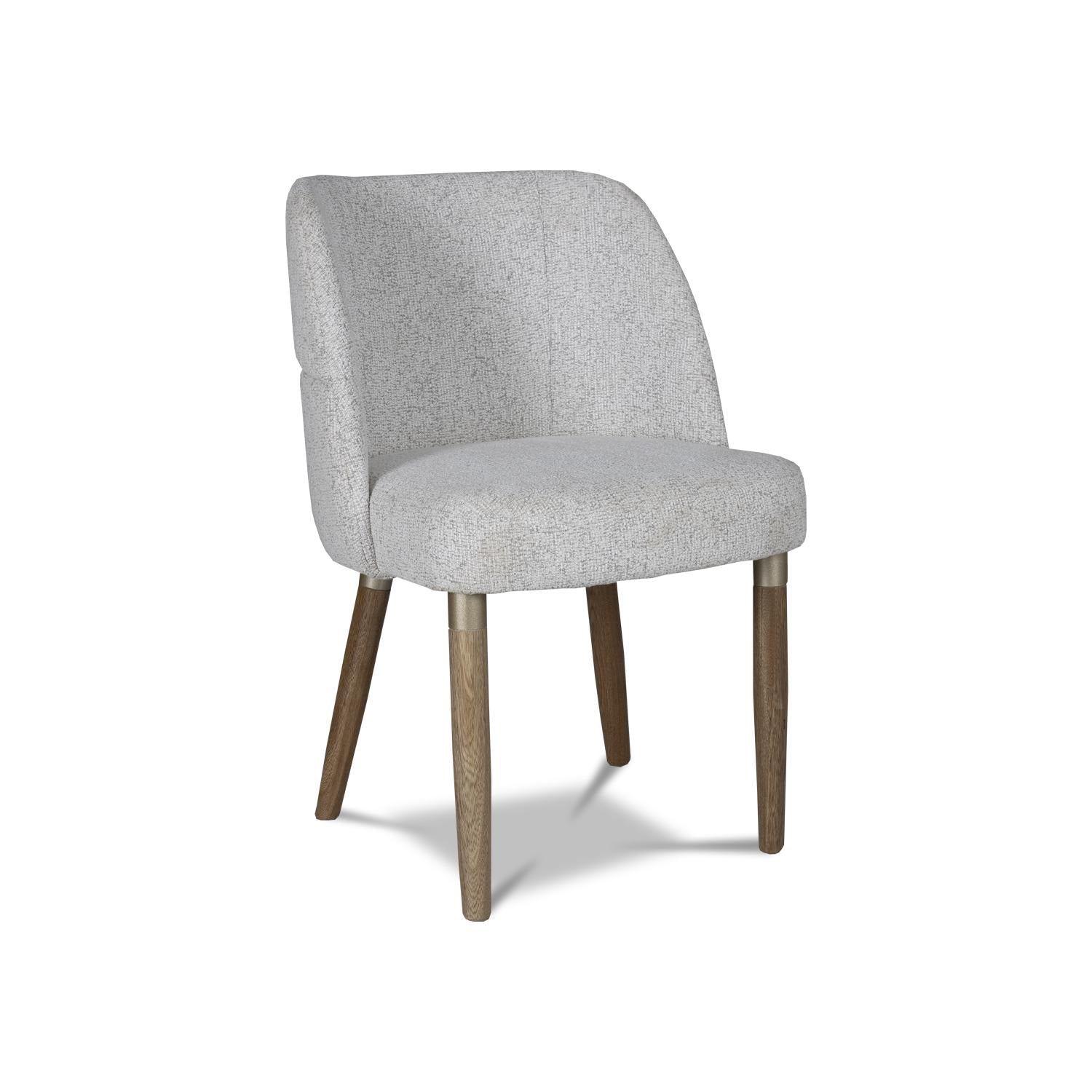 Silla Nicole Boucle Blanco, Natural