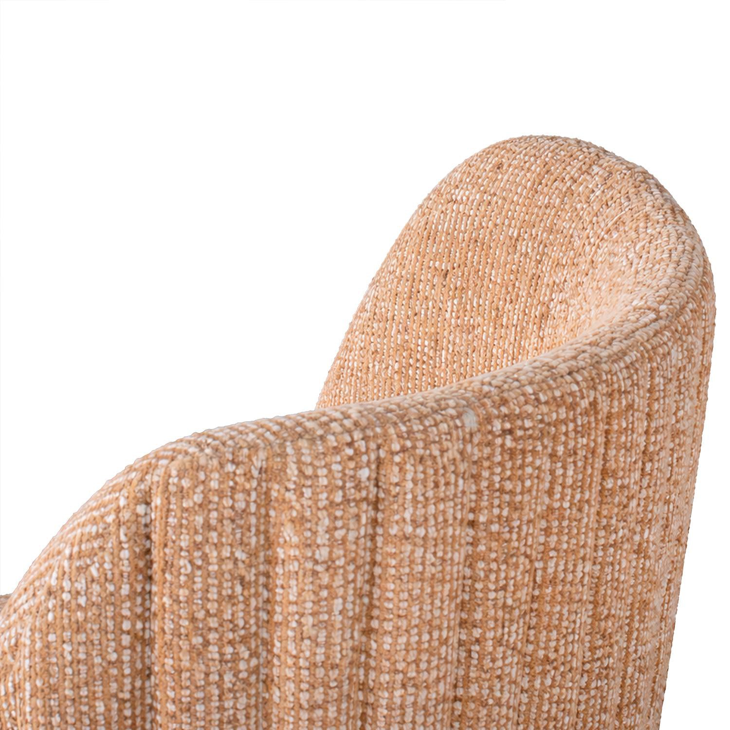 Silla Bar Atlanta Boucle Mostaza, Natural