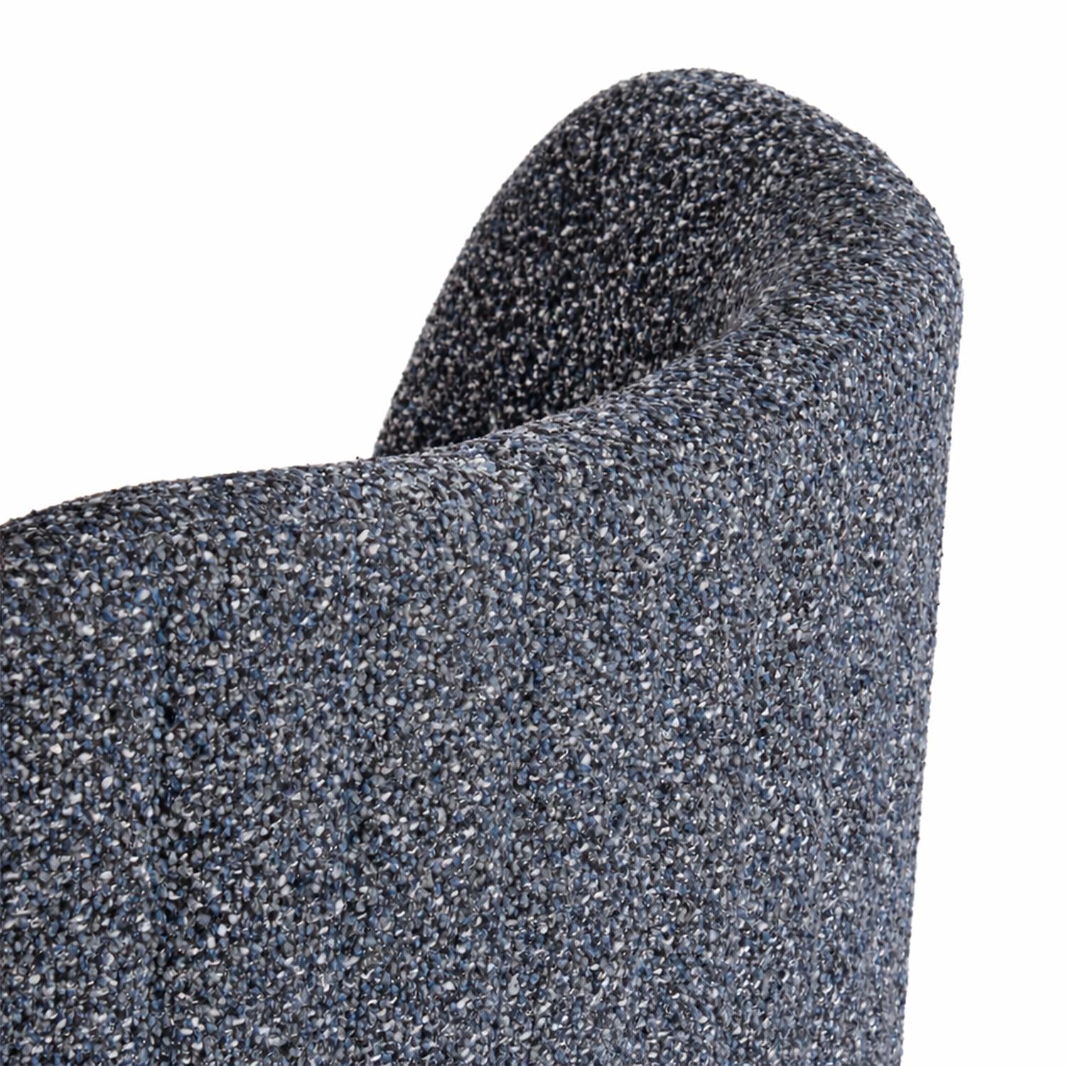 Silla Bar Atlanta Boucle Azul, Negro