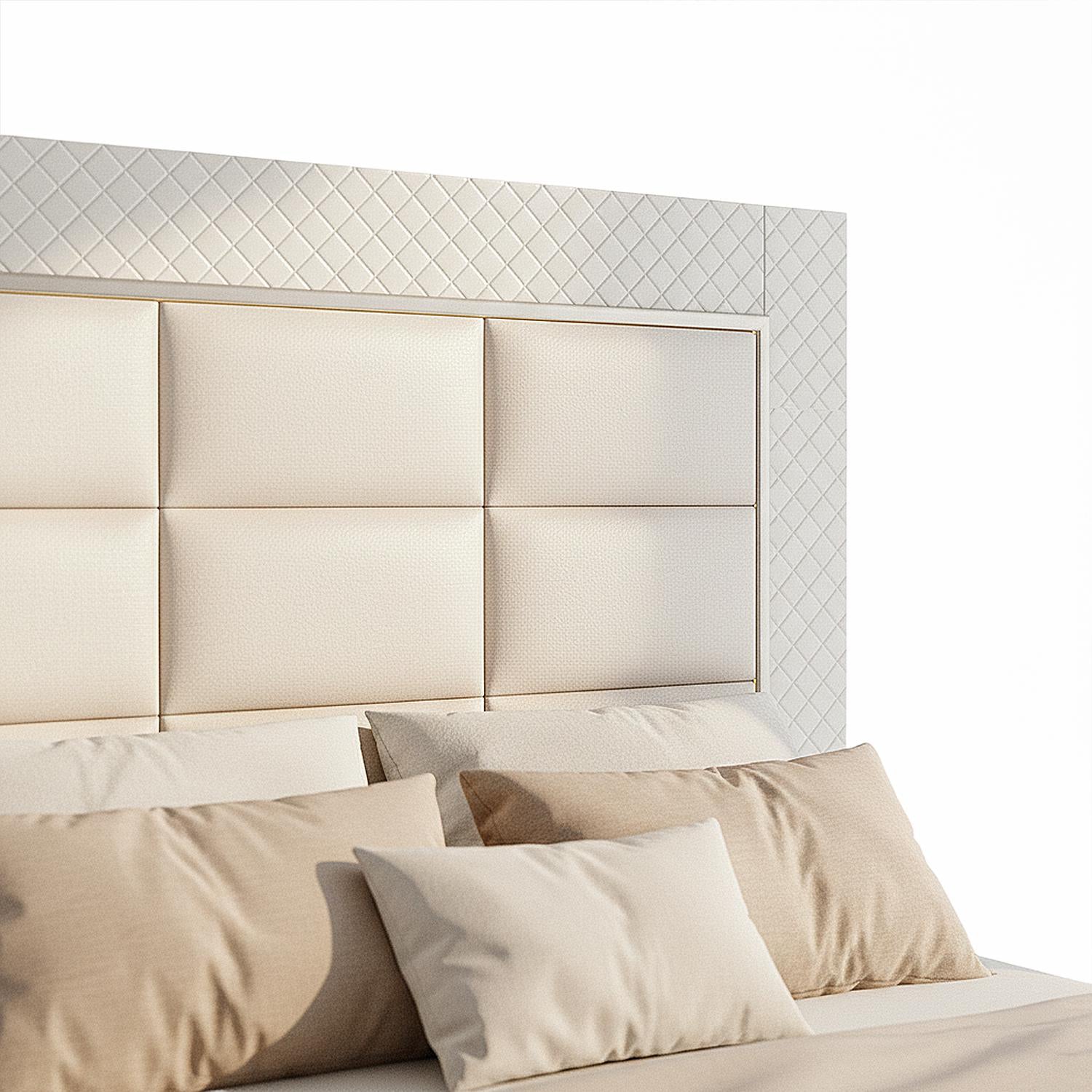 Cama King Ventury Eurol Perla, Off White