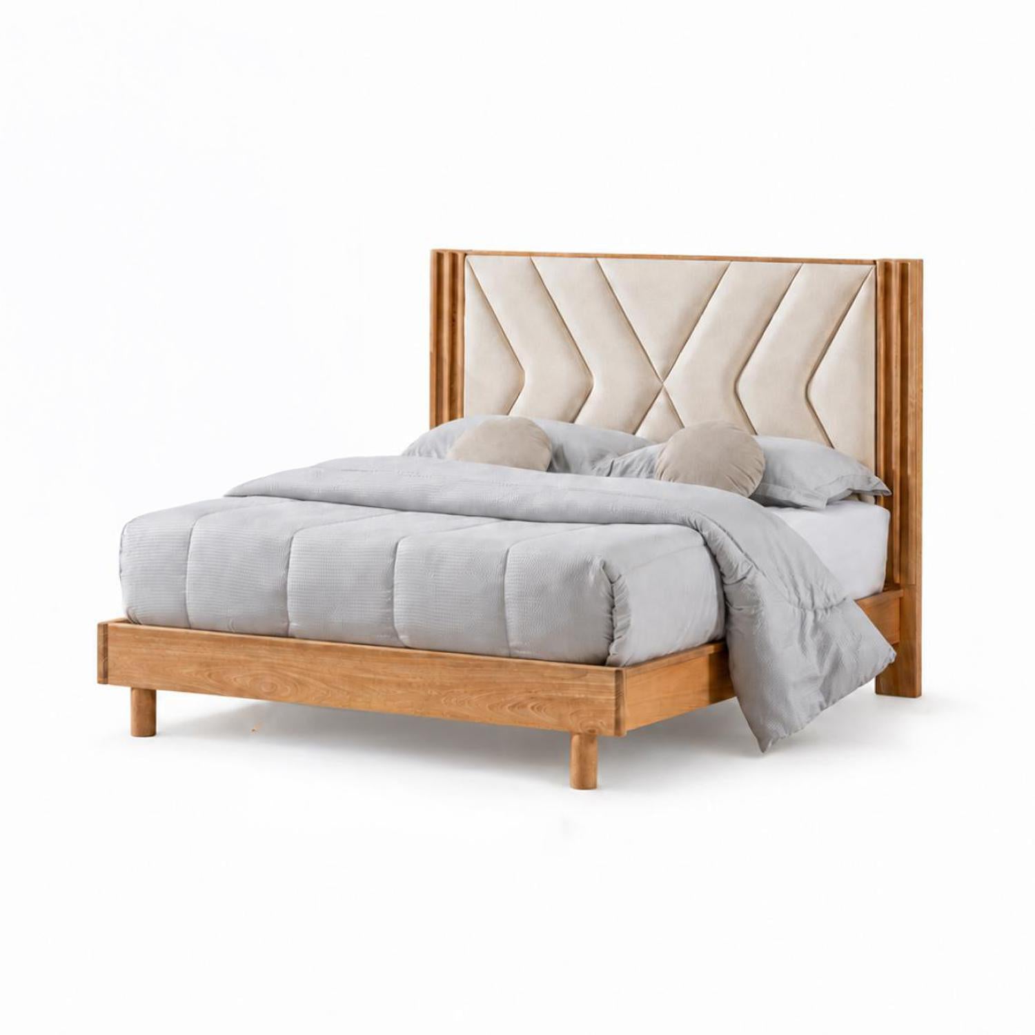 Cama 1.00 Artemisa Natural, Marfil