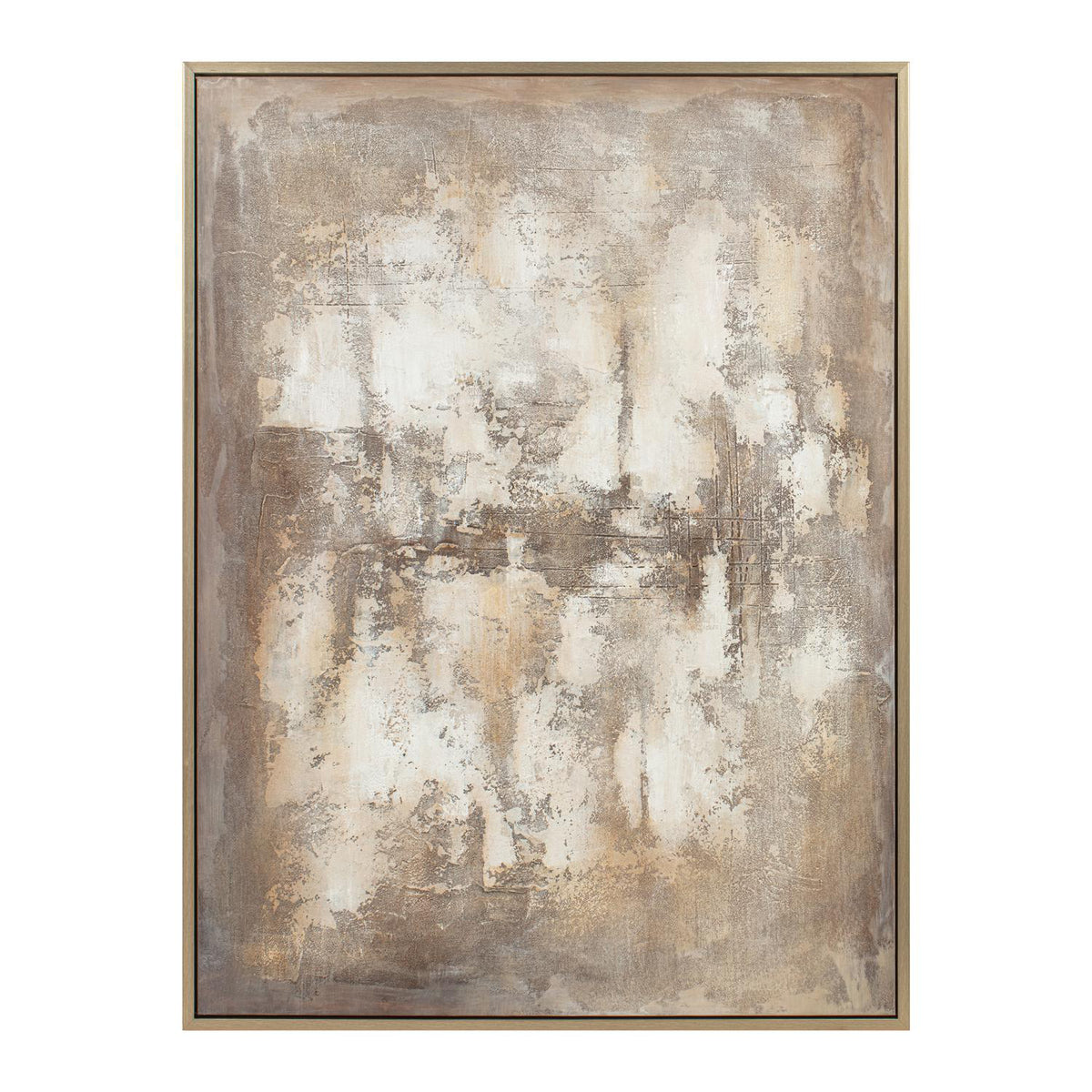 Cuadro 122X91X4 Gris Chiseled Lv261