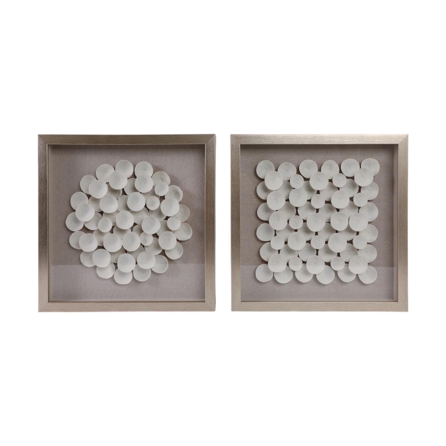 Cuadro 2X20X20 Blanco Marino Lv261