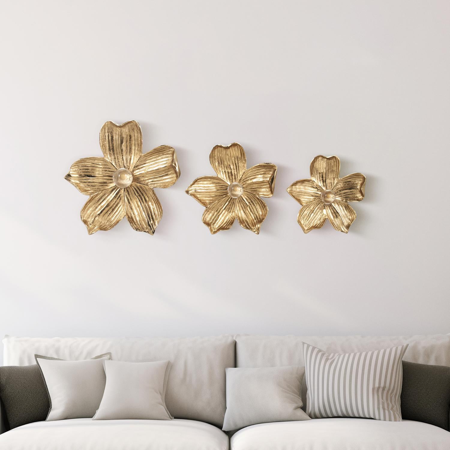 Apliques 17X18.5X8 Dor Flor Celine Lv261