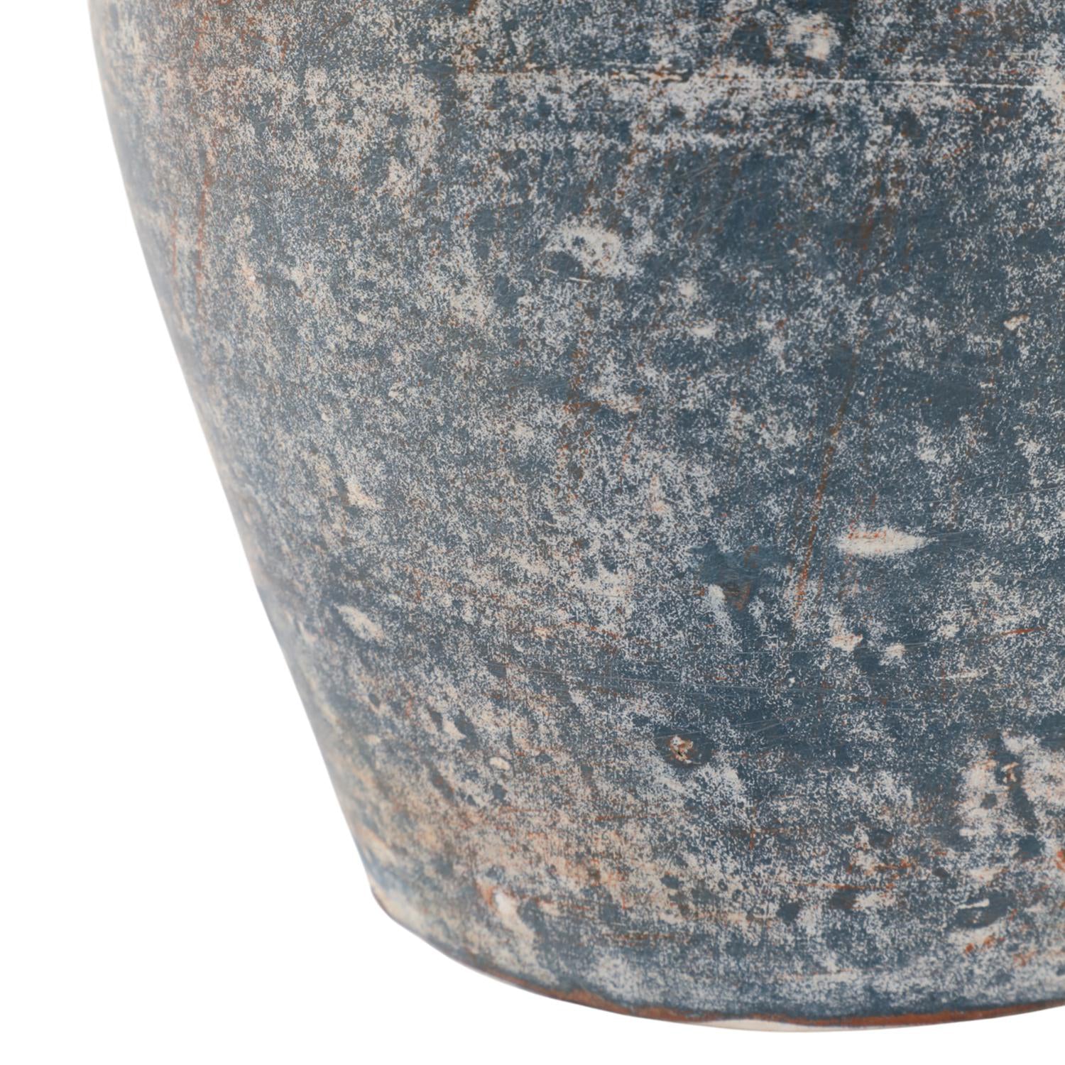 Jarron 10X8X7 Azul Marino Lv261