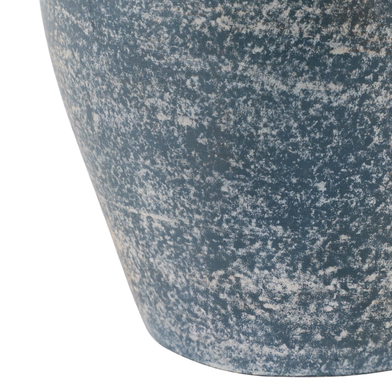 Jarron 26X20X20 Azul Marino Lv261