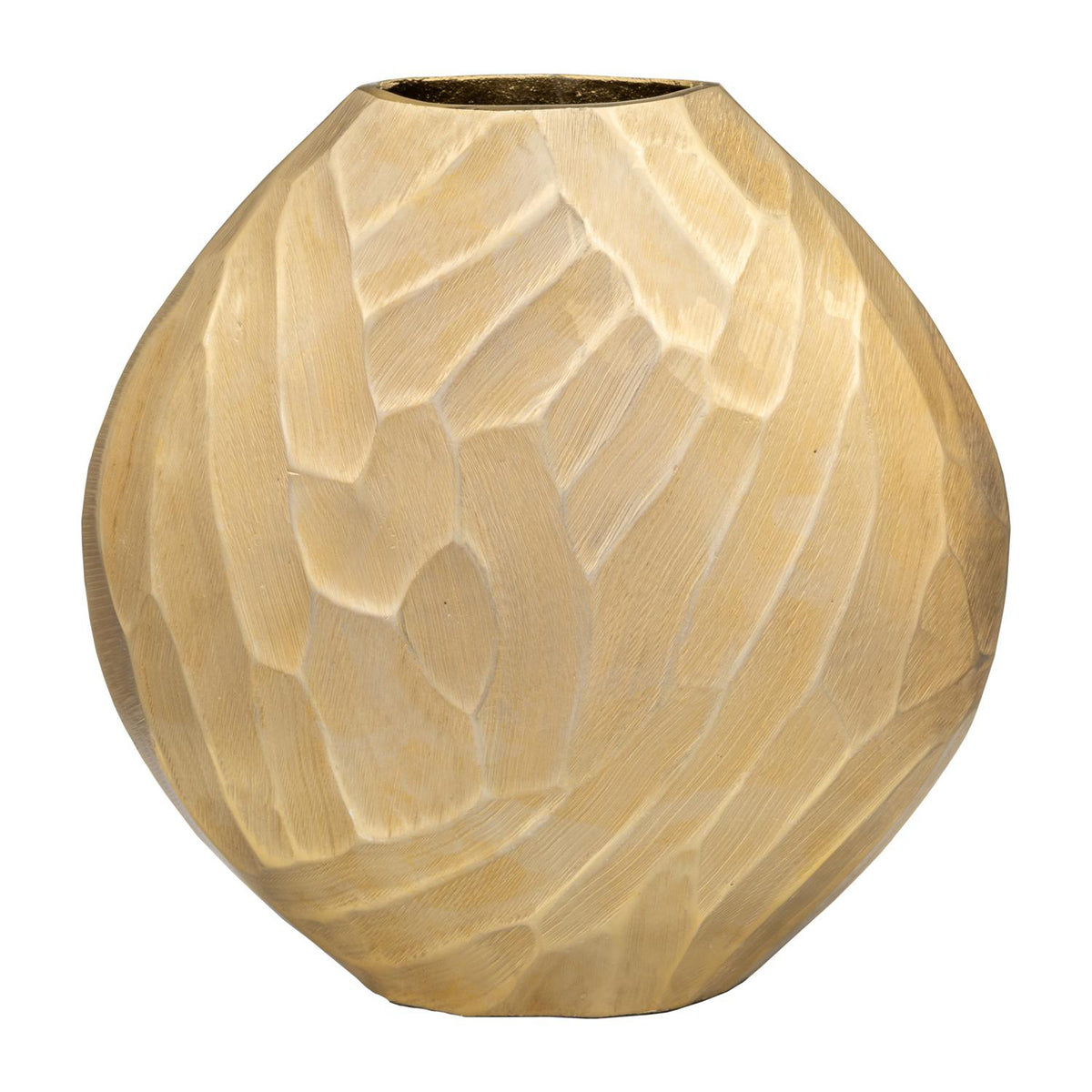 Jarron 34X33X10 Dorado Grafito Lv261