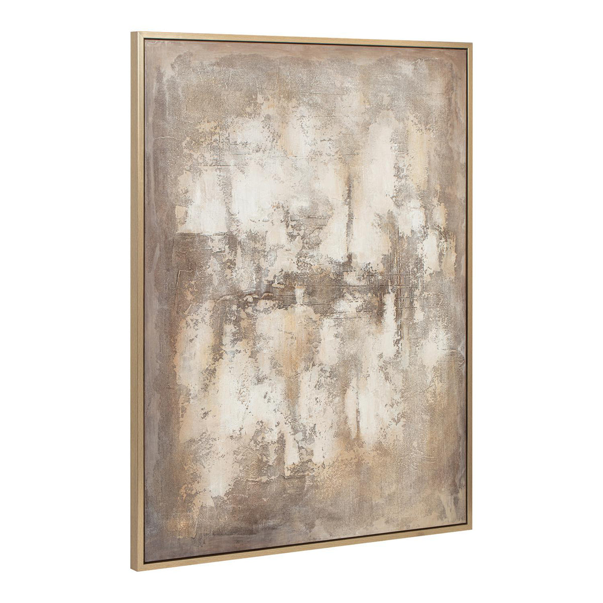 Cuadro 122X91X4 Gris Chiseled Lv261