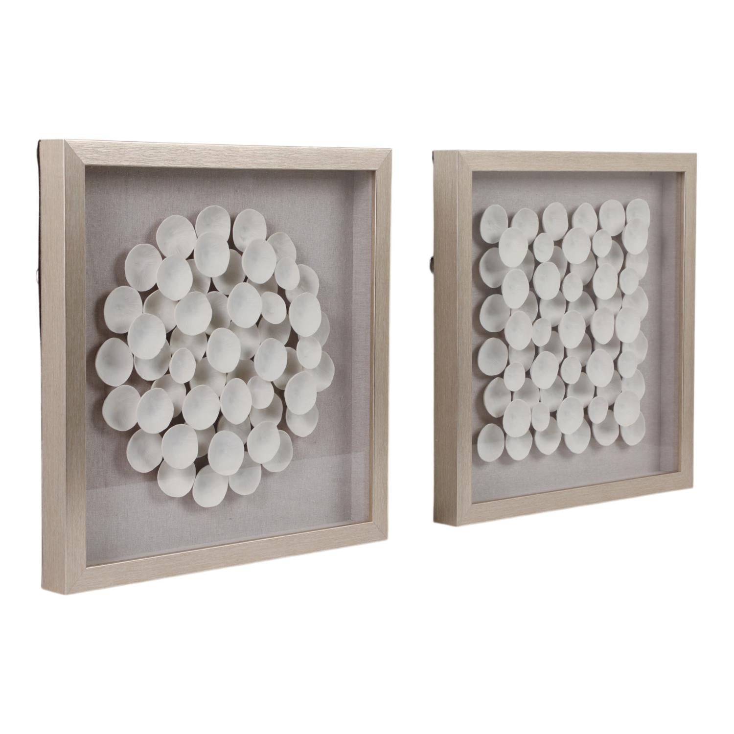 Cuadro 2X20X20 Blanco Marino Lv261