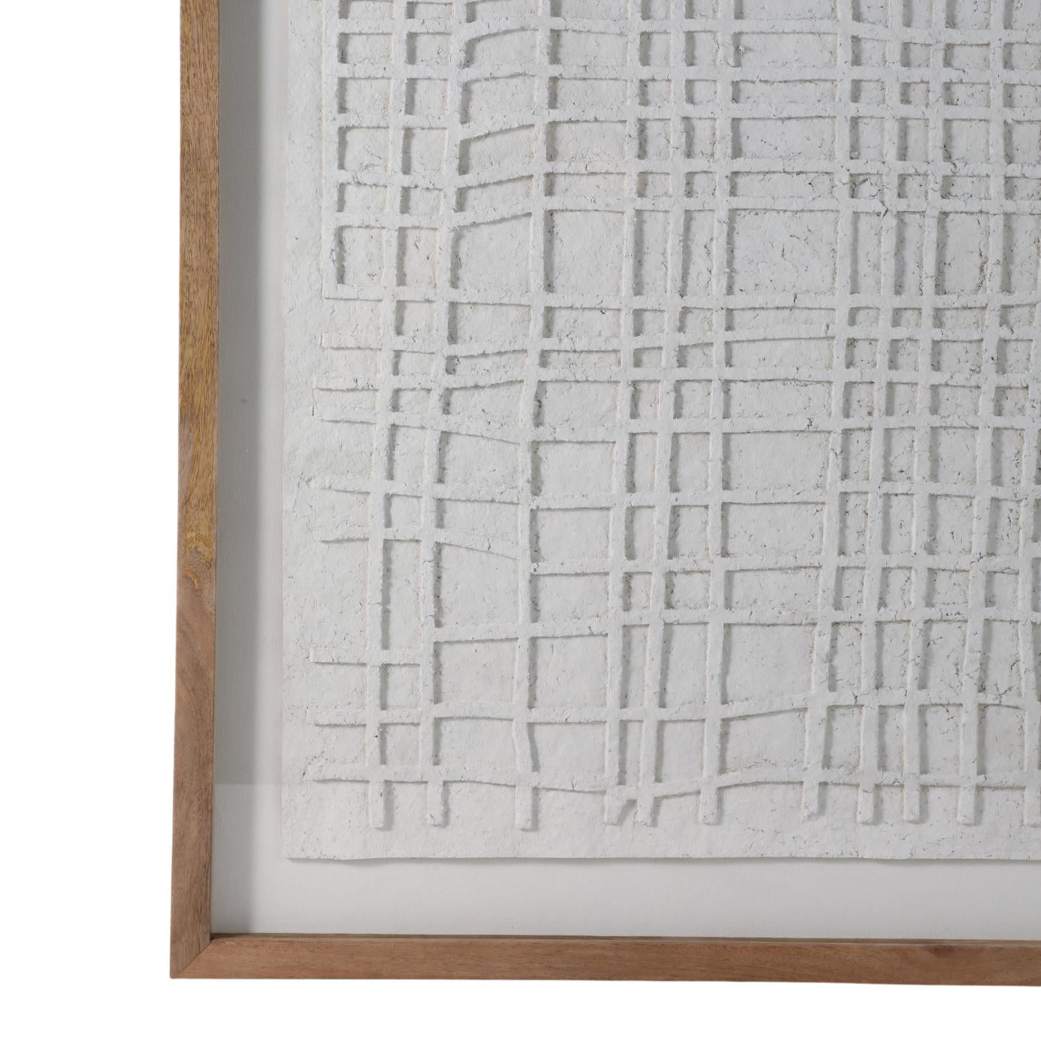 Cuadro 122X94X3 Blanco Papel1 Lv261