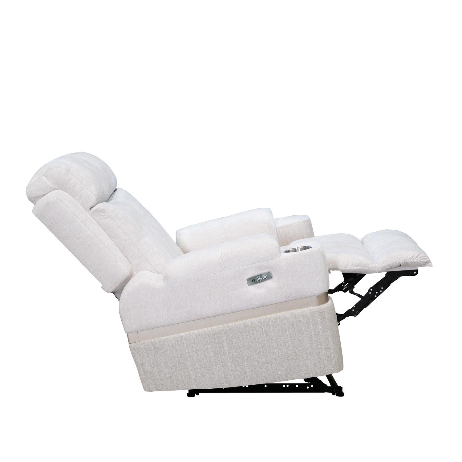 Silla Reclinable Dior Chenille Touch Almendra, Champaña Electrica