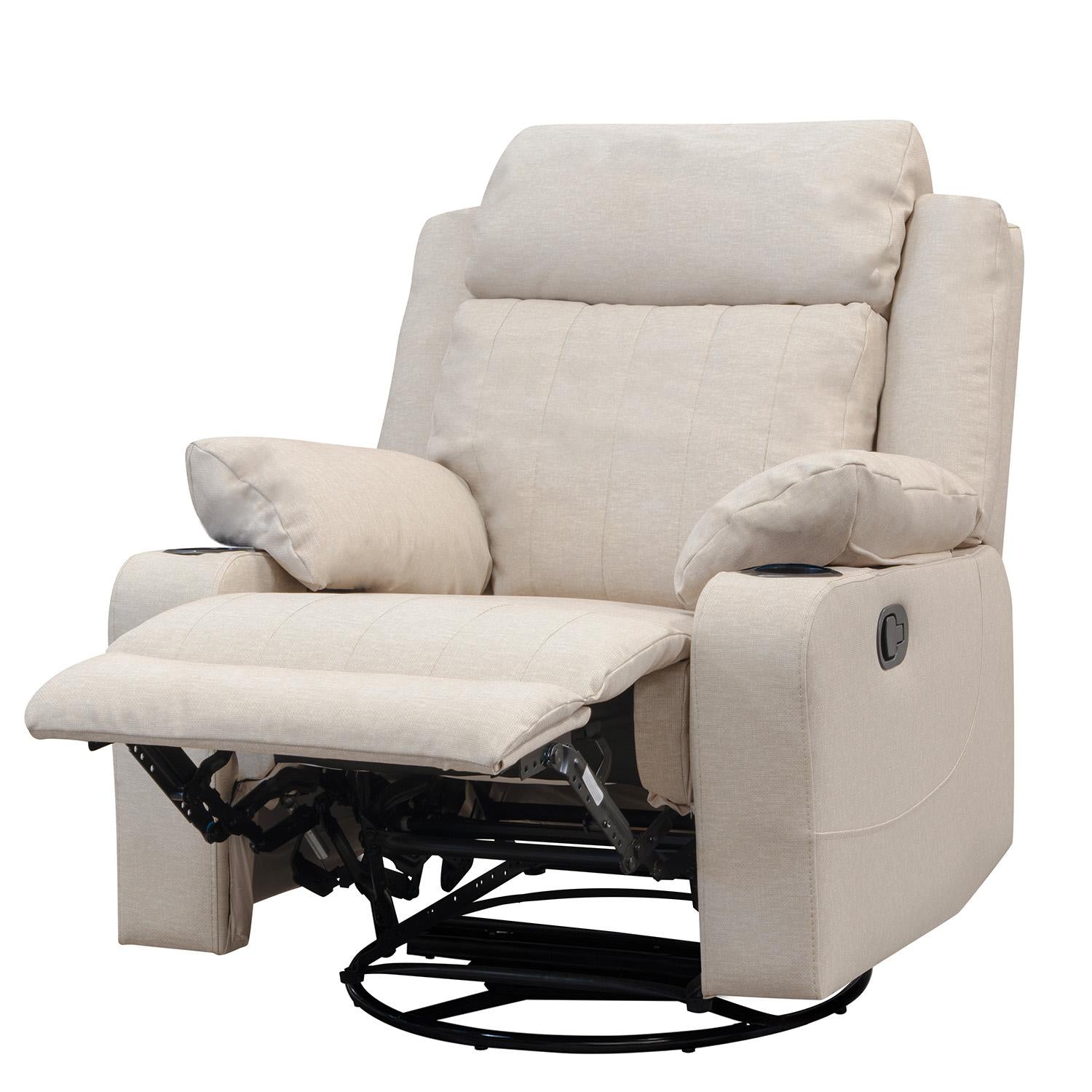 Silla Reclinabeige Dylan Eurolino Marbella Beige