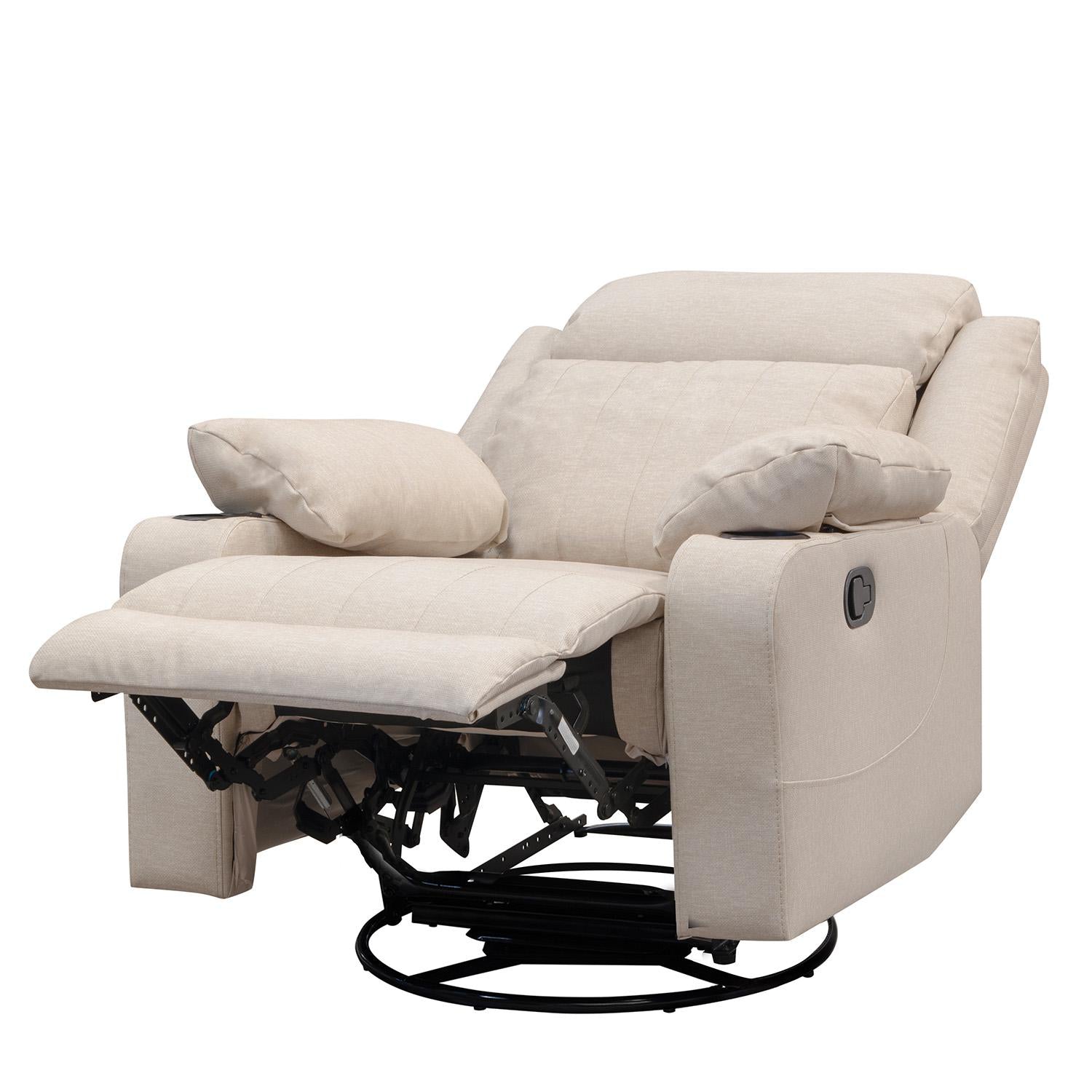 Silla Reclinabeige Dylan Eurolino Marbella Beige