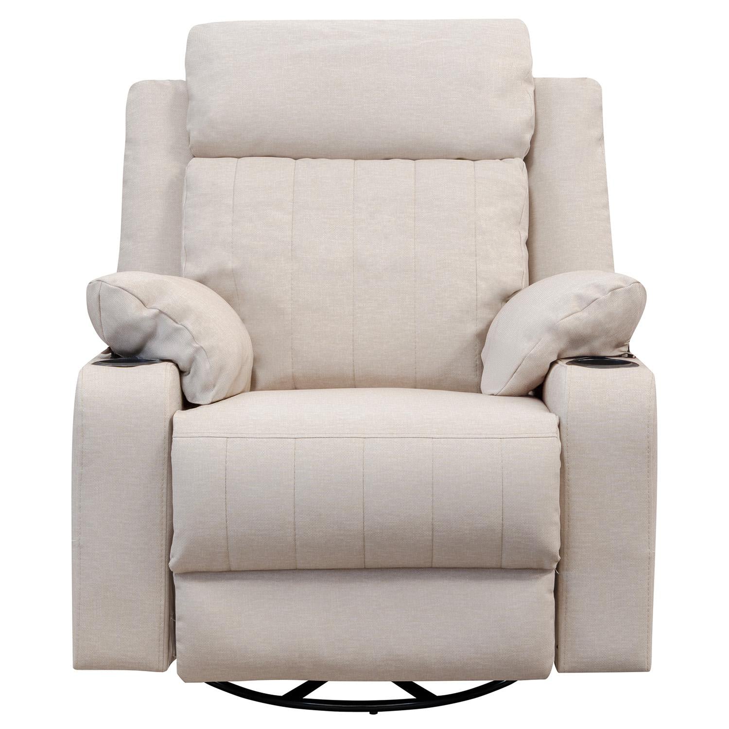 Silla Reclinabeige Dylan Eurolino Marbella Beige