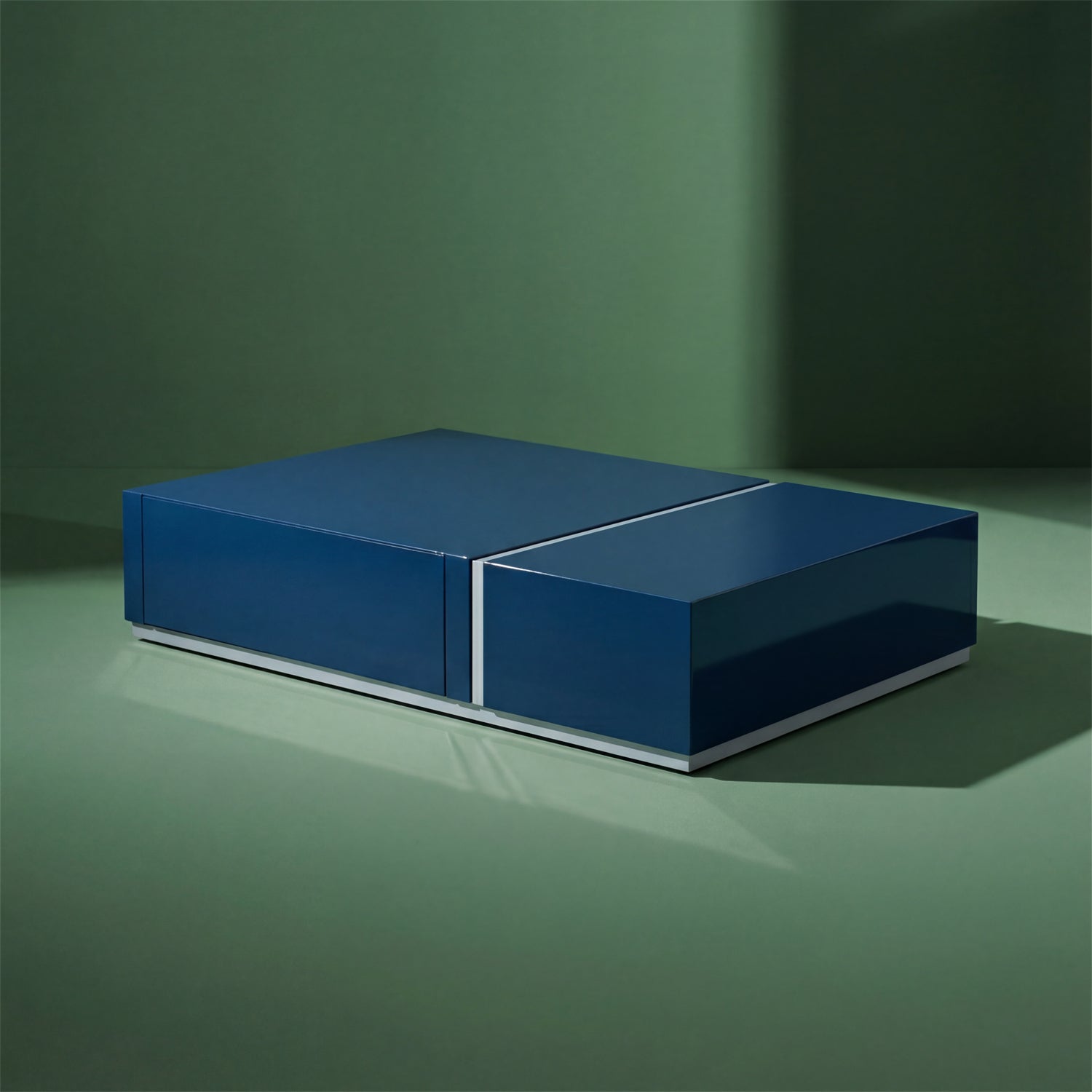 Mesa De Centro Lizzi Azul, Cielo Premium.