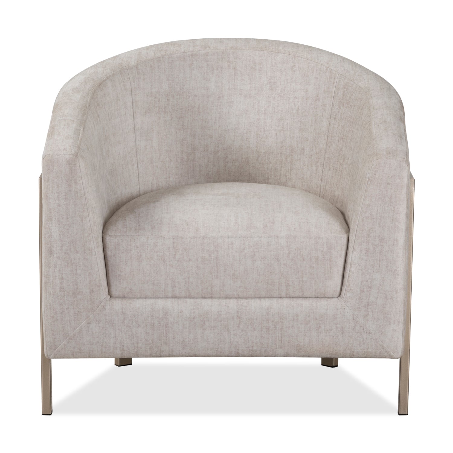 Poltrona Berlín Velvet Atlas Marmol Beige, Champaña