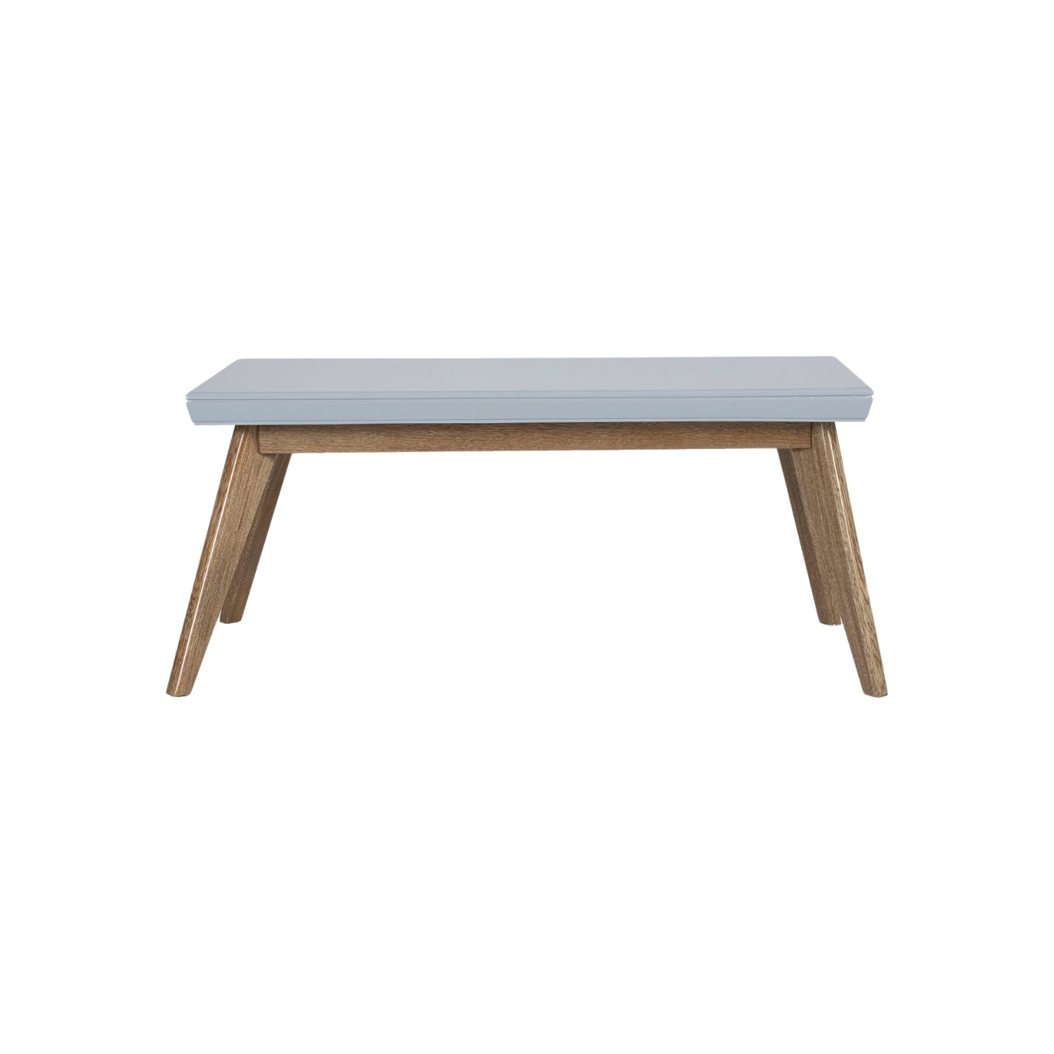 Mesa De Centro Lee Gris Oscuro, Natural Poliuretano