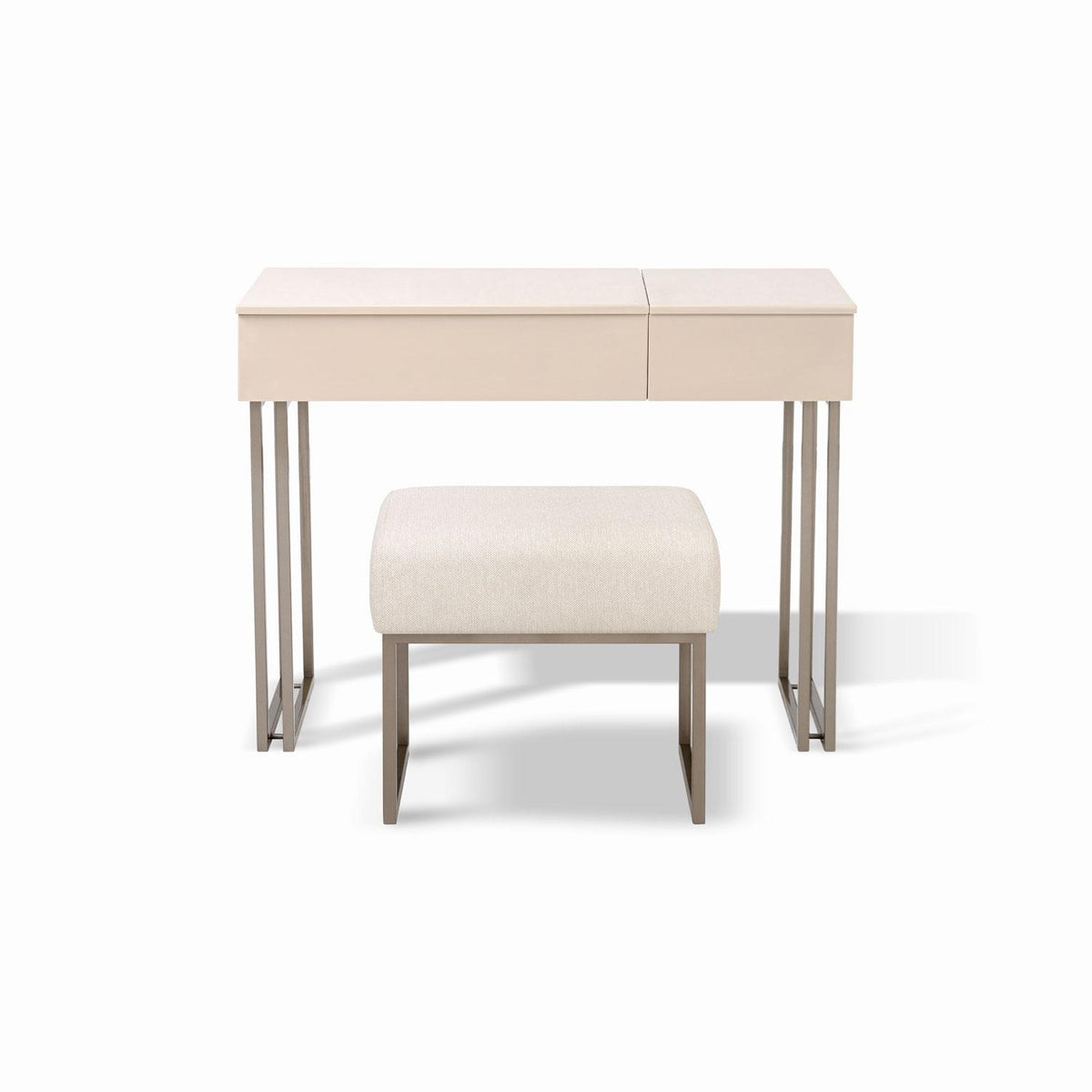Alcoba Queen Bulgari Eurolino Beige Latte Taupe, Perla