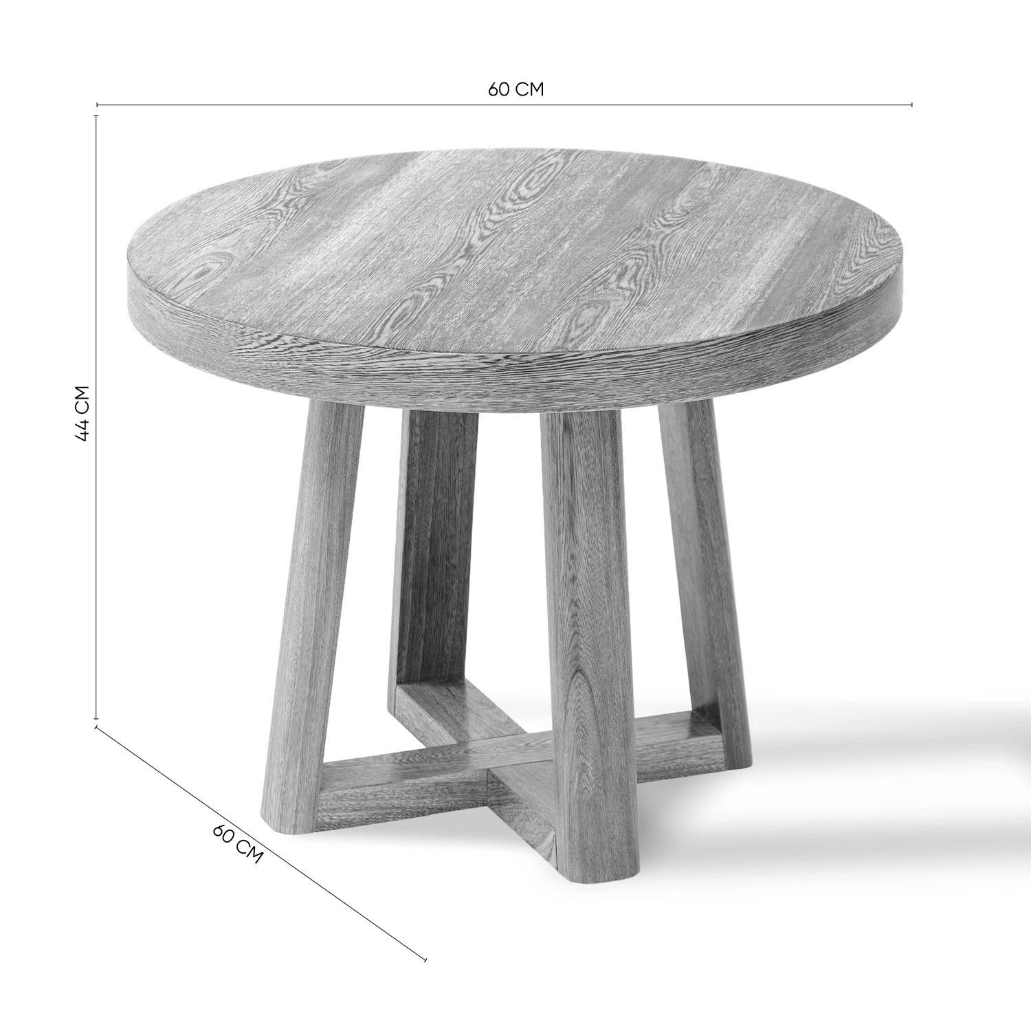 Mesa De Centro Sabina Redonda Natural