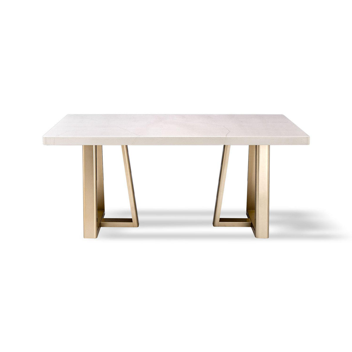 Comedor 6 Puestos Sabina Eurolino Genova Crema, Champaña.