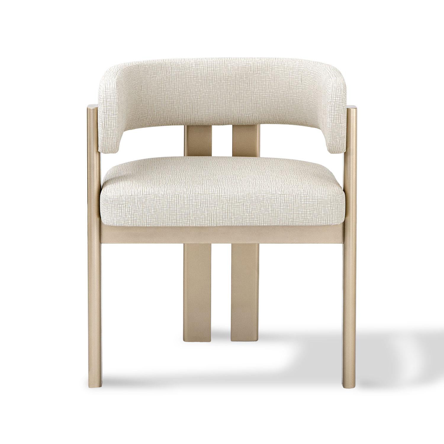 Comedor 6 Puestos Sabina Eurolino Genova Crema, Champaña.