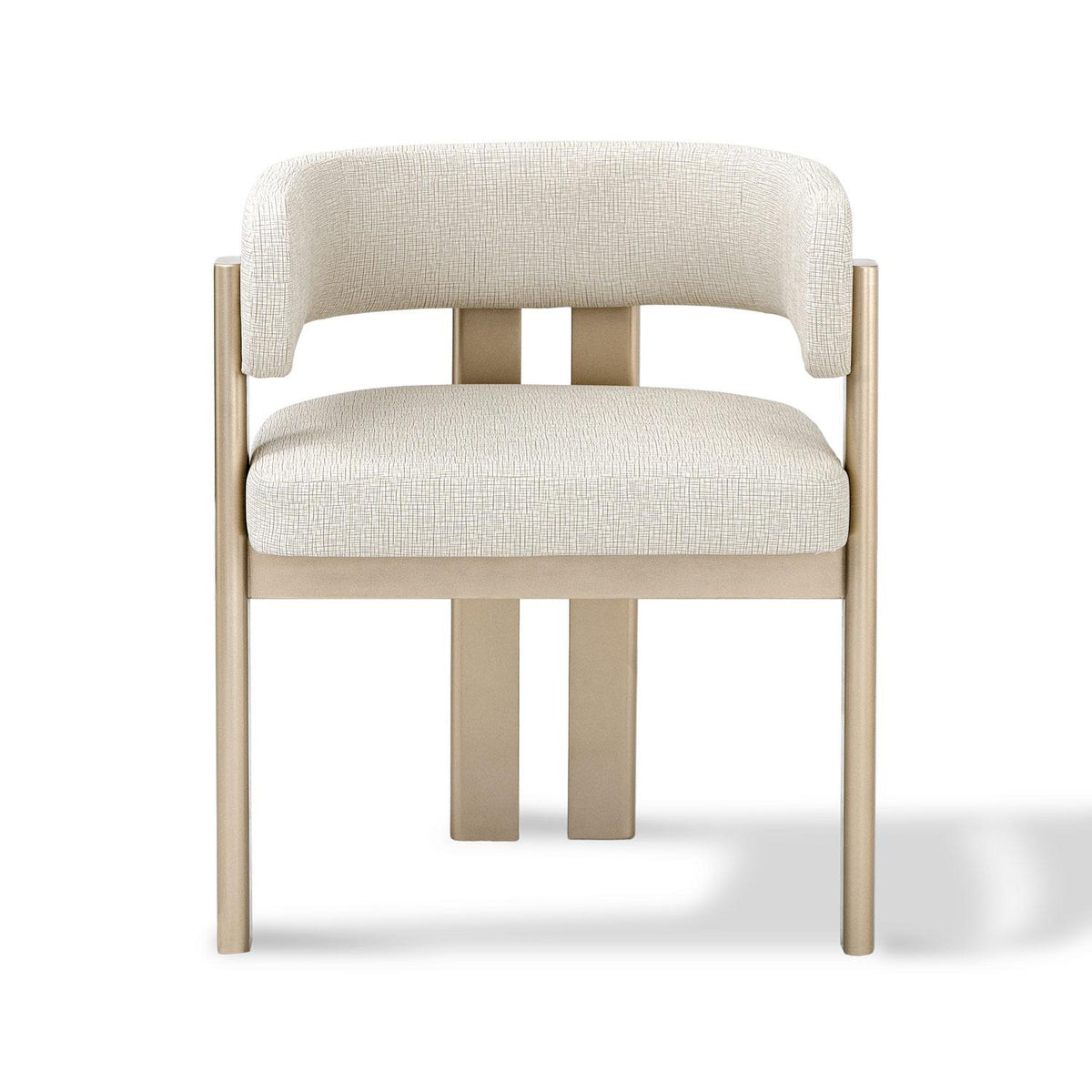 Comedor 6 Puestos Sabina Eurolino Genova Crema, Champaña.