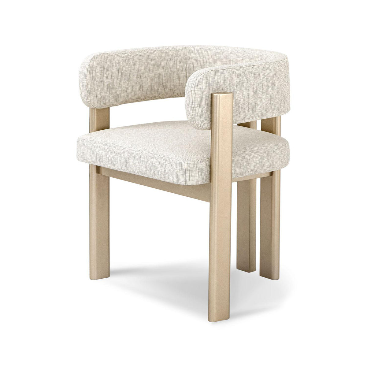 Comedor 6 Puestos Sabina Eurolino Genova Crema, Champaña.