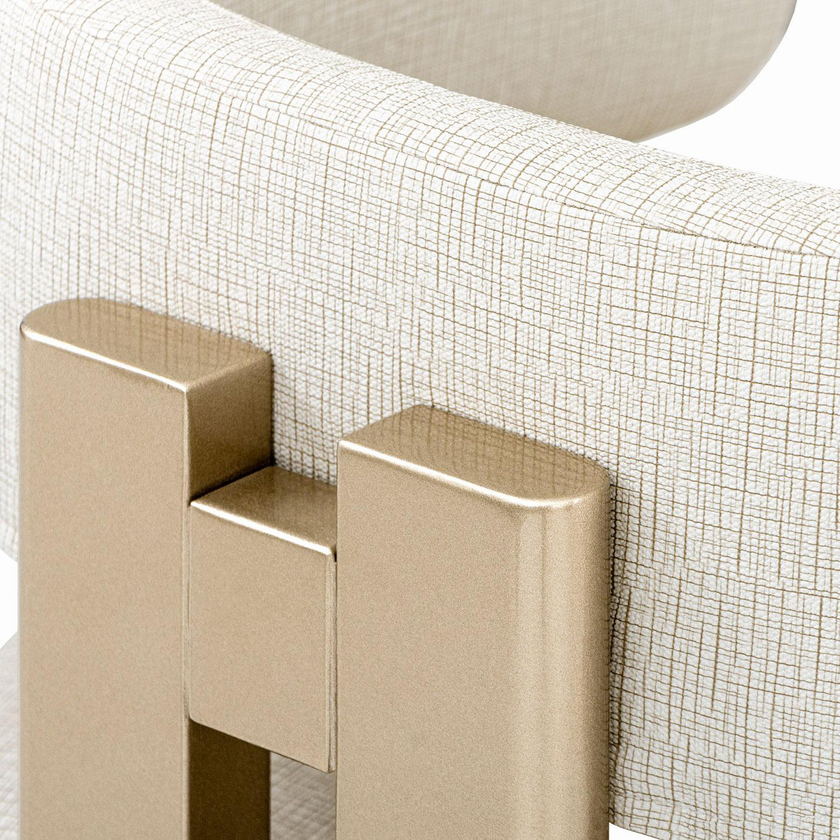 Comedor 6 Puestos Sabina Eurolino Genova Crema, Champaña.