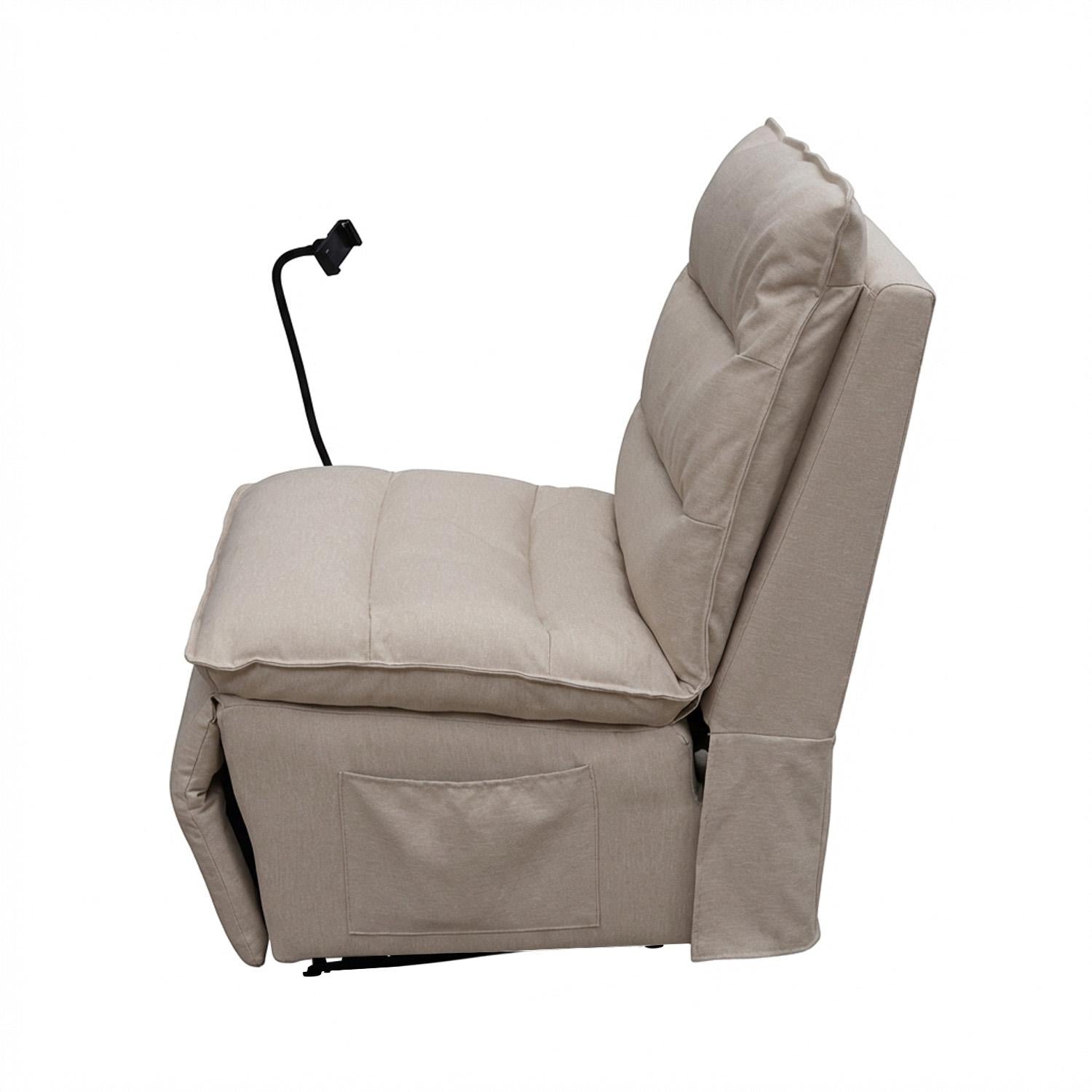 Silla Reclinable Kioto Eurolino Marbella Beige, Electrica
