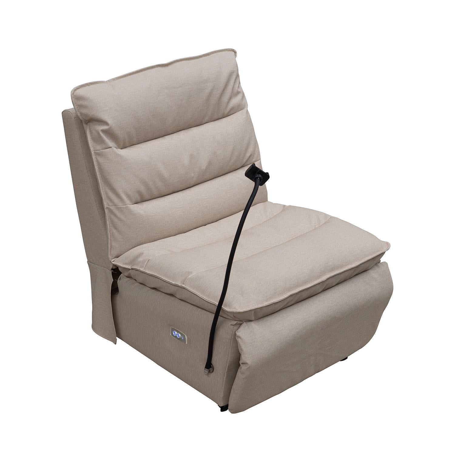 Silla Reclinable Kioto Eurolino Marbella Beige, Electrica