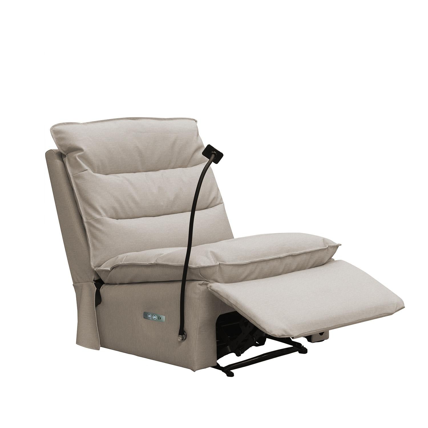 Silla Reclinable Kioto Eurolino Marbella Beige, Electrica