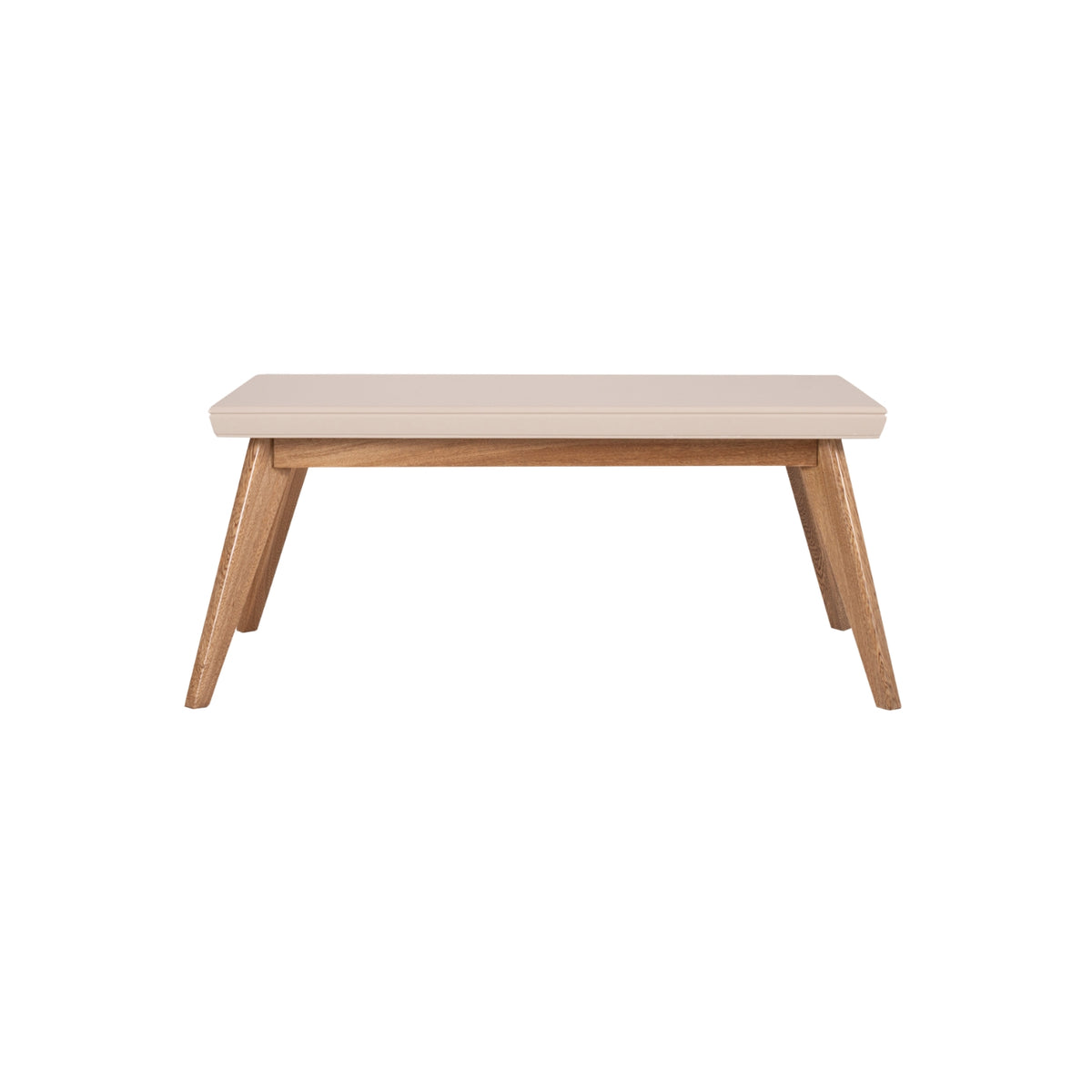 Mesa De Centro Lee Off White, Natural Poliuretano