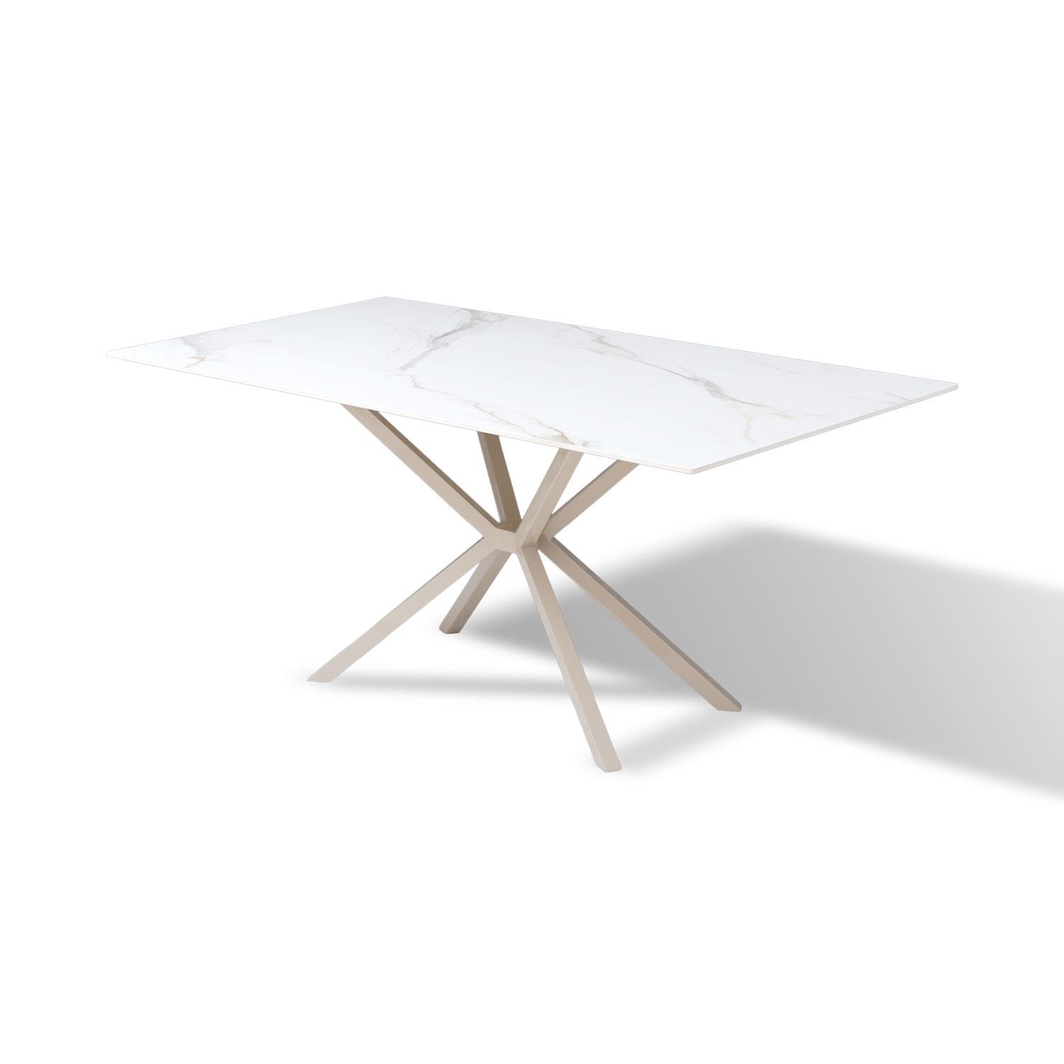 Comedor 6 Puestos Sevilla Boucle Diversa Arena, Latte BPV