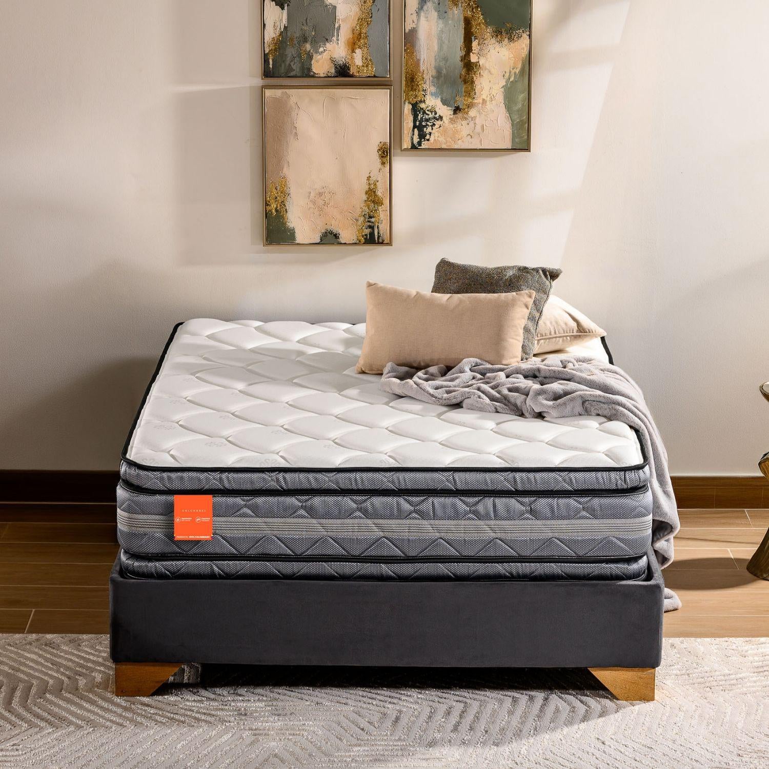 Colchón 140X190X34 Renacer Plus Doble Pilow Top