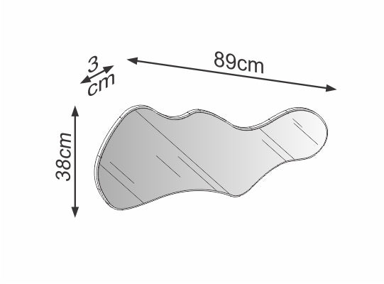 Espejo Nala Borde Negro