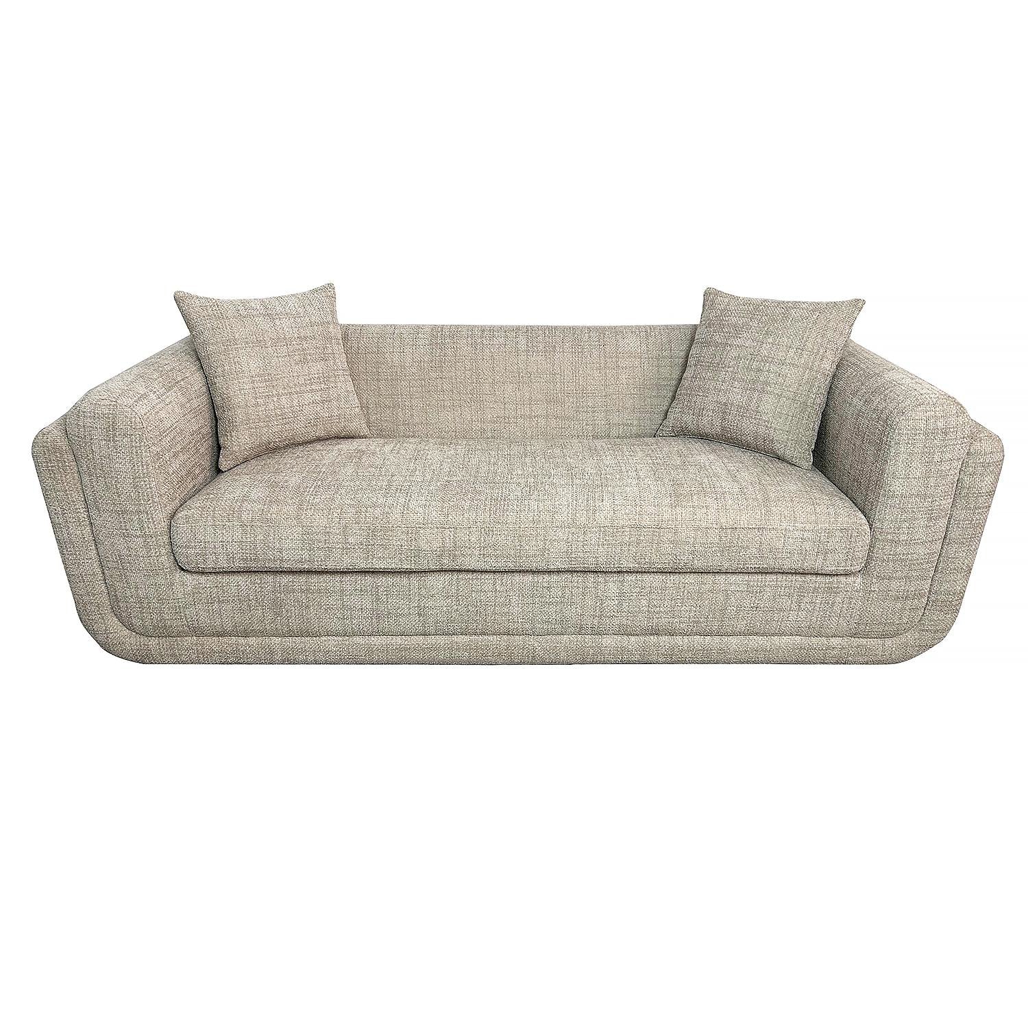 Sofá 3 Puestos Aspen Chenille Taupe