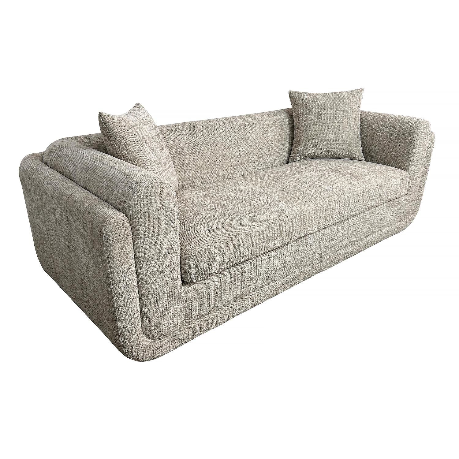 Sofá 3 Puestos Aspen Chenille Taupe