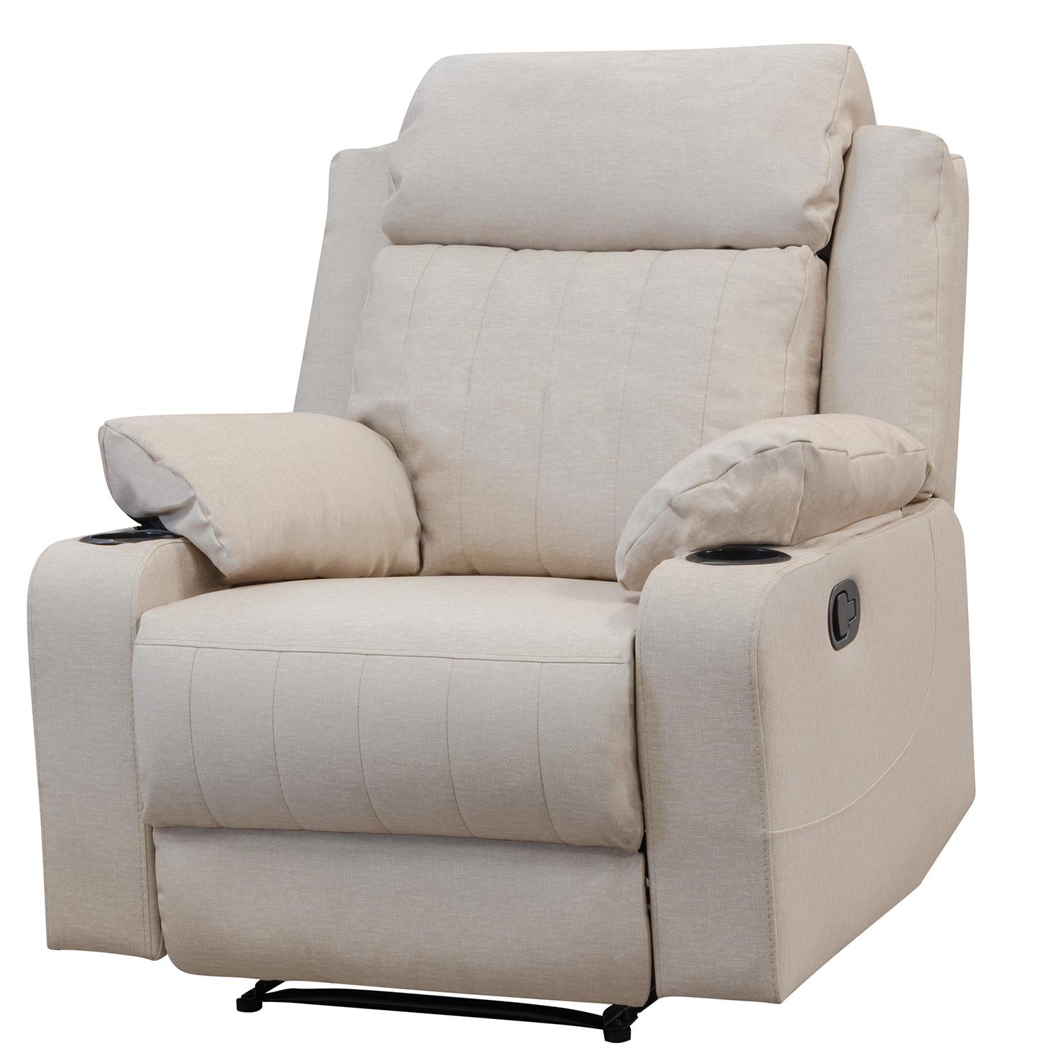 Silla Reclinable Dylan Eurolino Marbella Beige