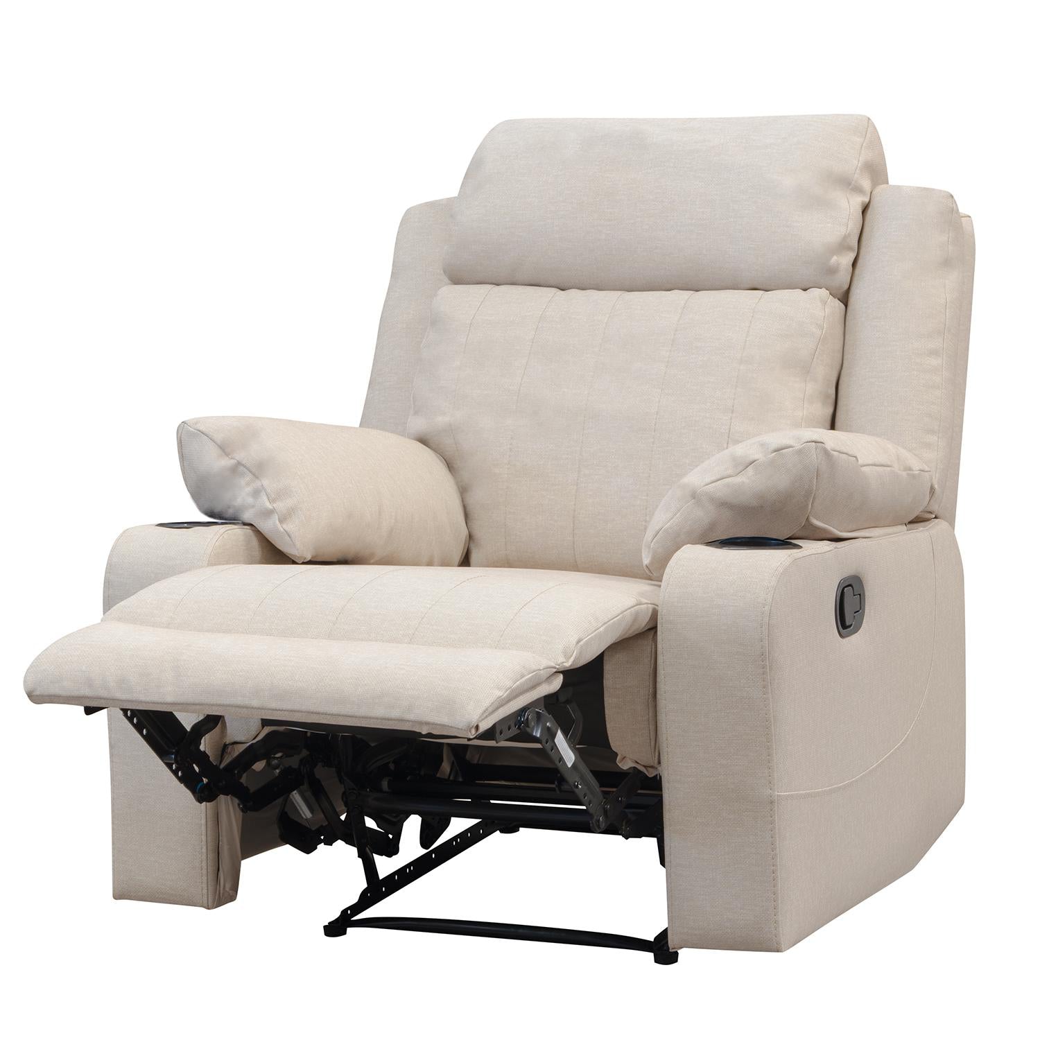 Silla Reclinable Dylan Eurolino Marbella Beige