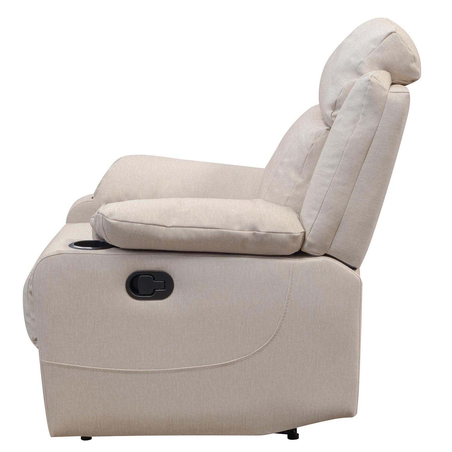 Silla Reclinable Dylan Eurolino Marbella Beige
