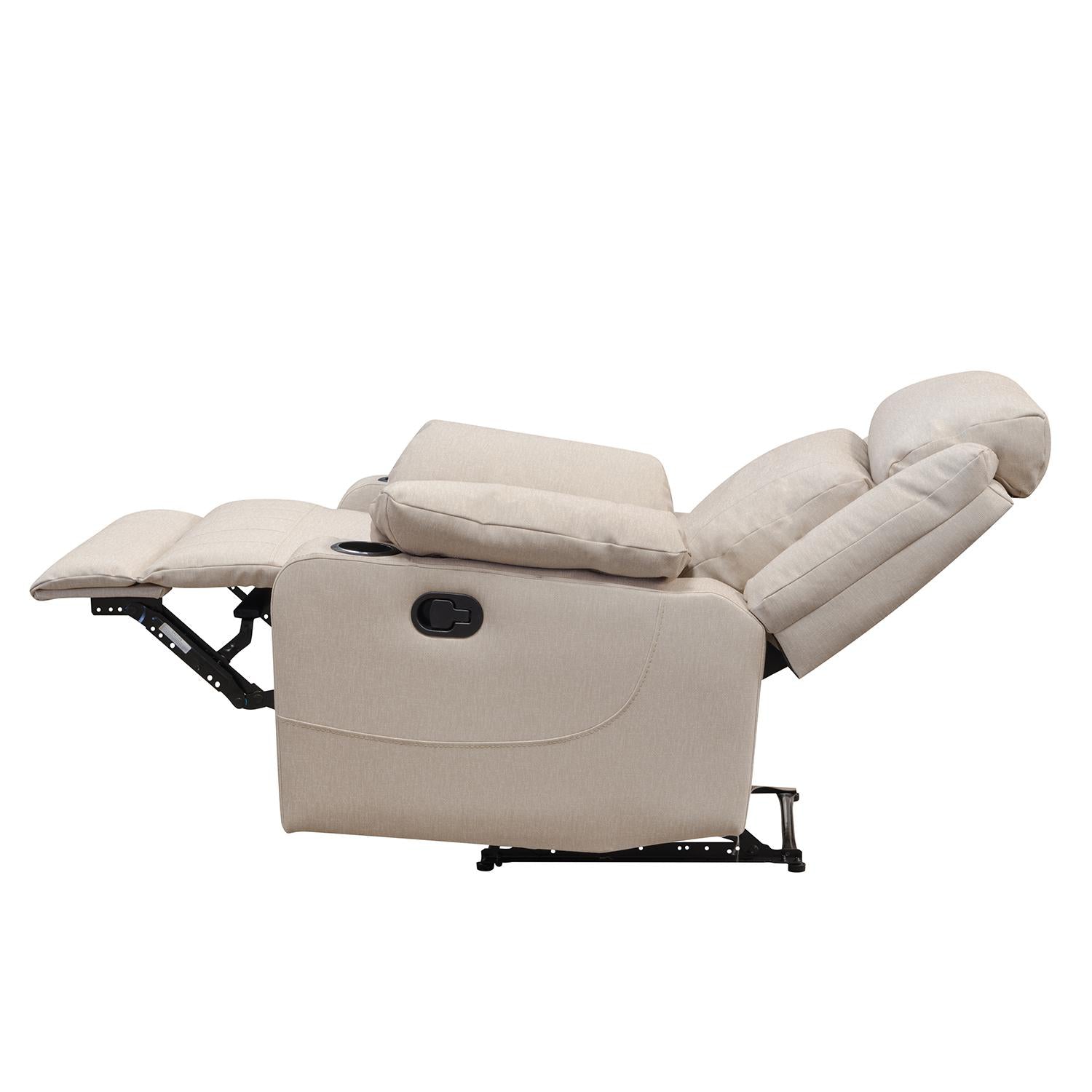 Silla Reclinable Dylan Eurolino Marbella Beige