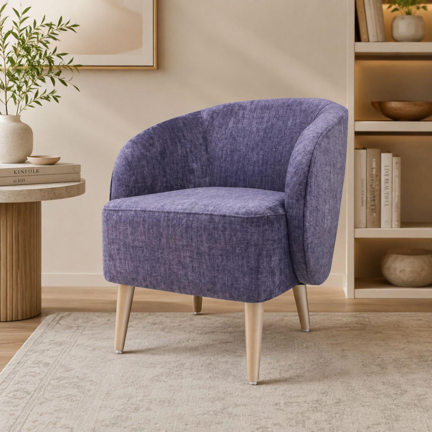 Poltrona Colin Atlas Gris, Champaña