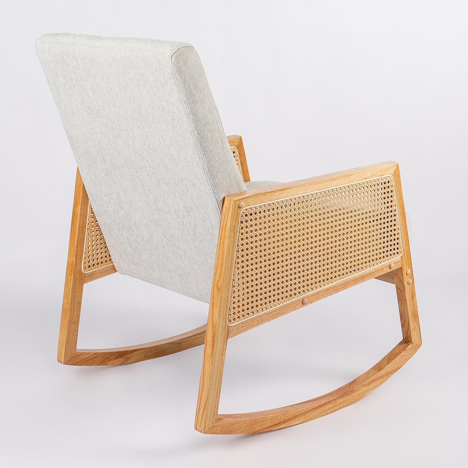Mecedora Bari Lino Beige