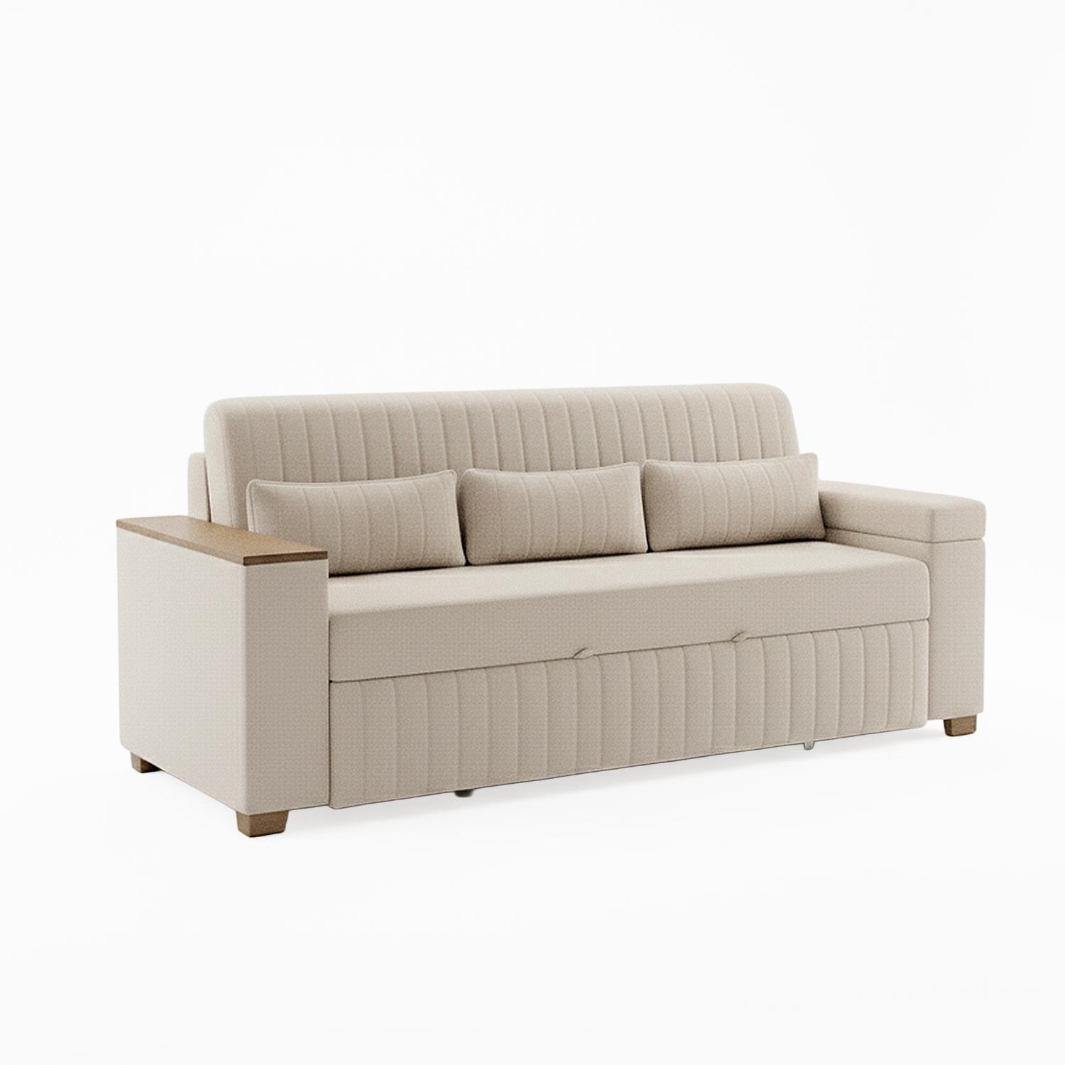 Sofa Cama Robi Marbella Marfil, Natural 180
