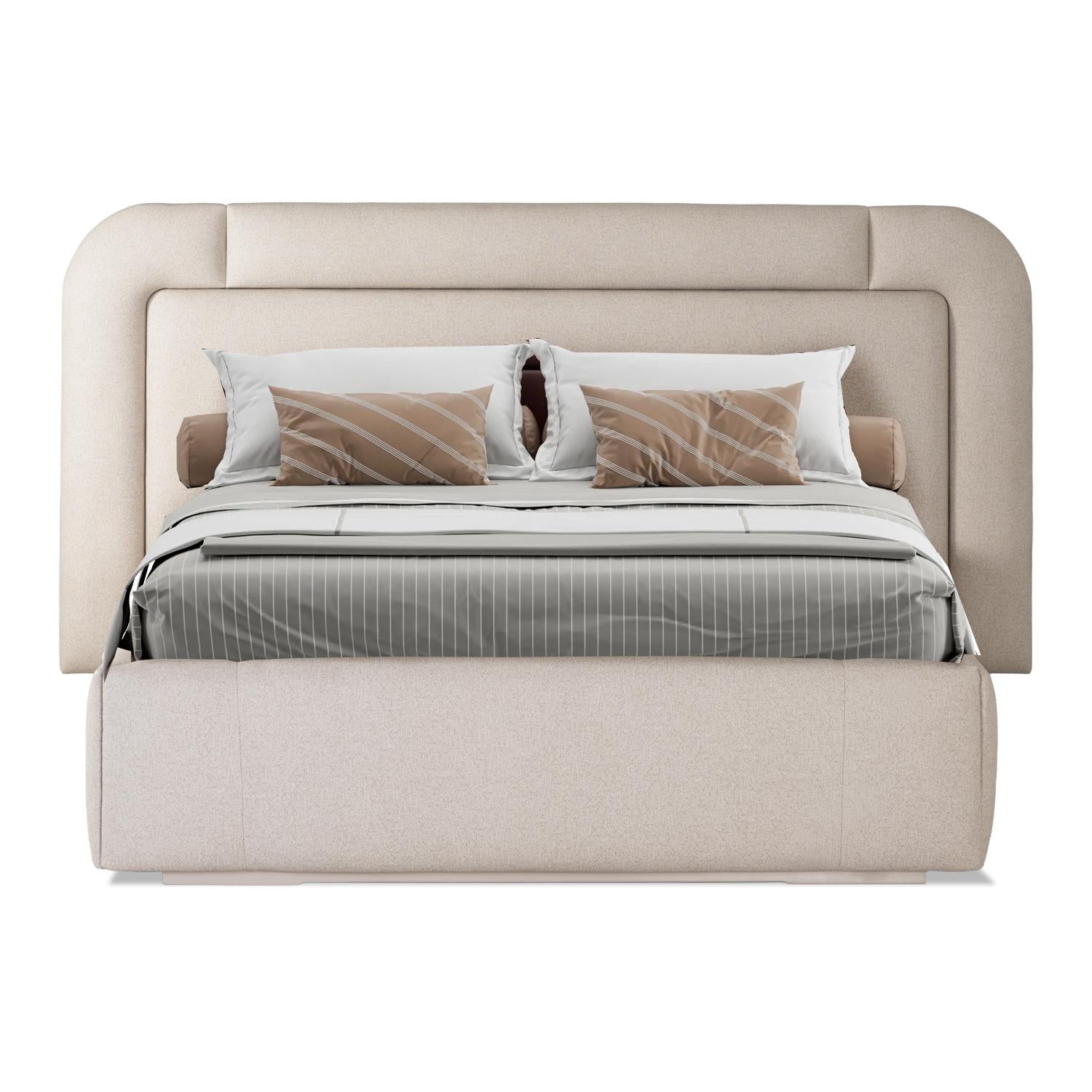 Cama 1.40 Porthos Eur Bali Beige, Off White