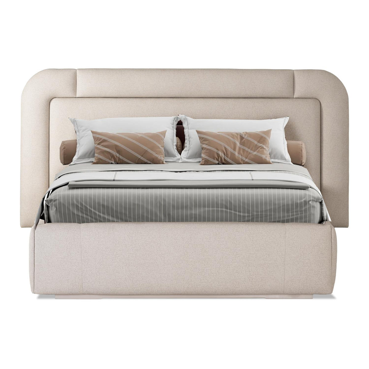 Cama 1.40 Porthos Eur Bali Beige, Off White