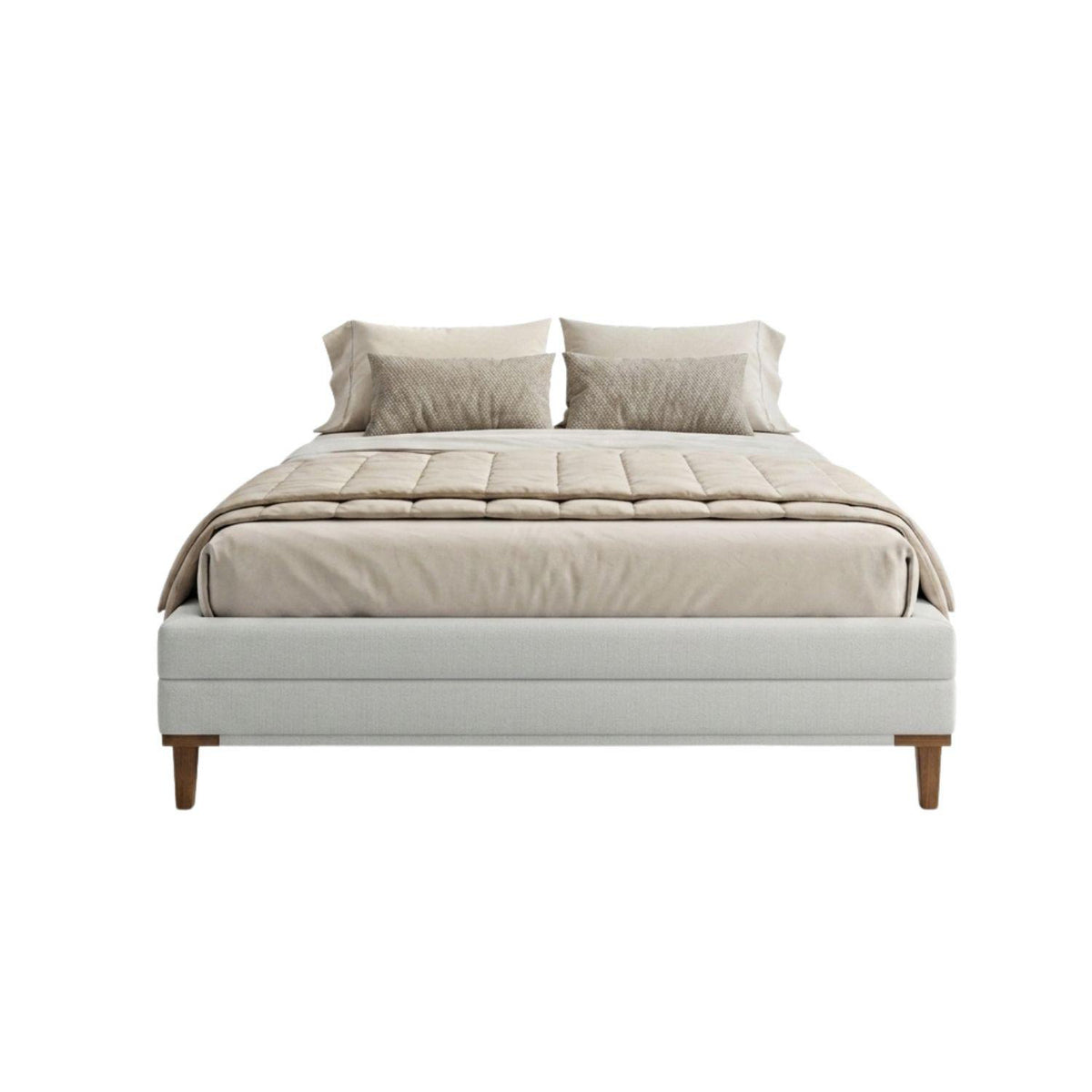 Somier 1.40 Karim Eurolino Premier Beige Perla, Taupe