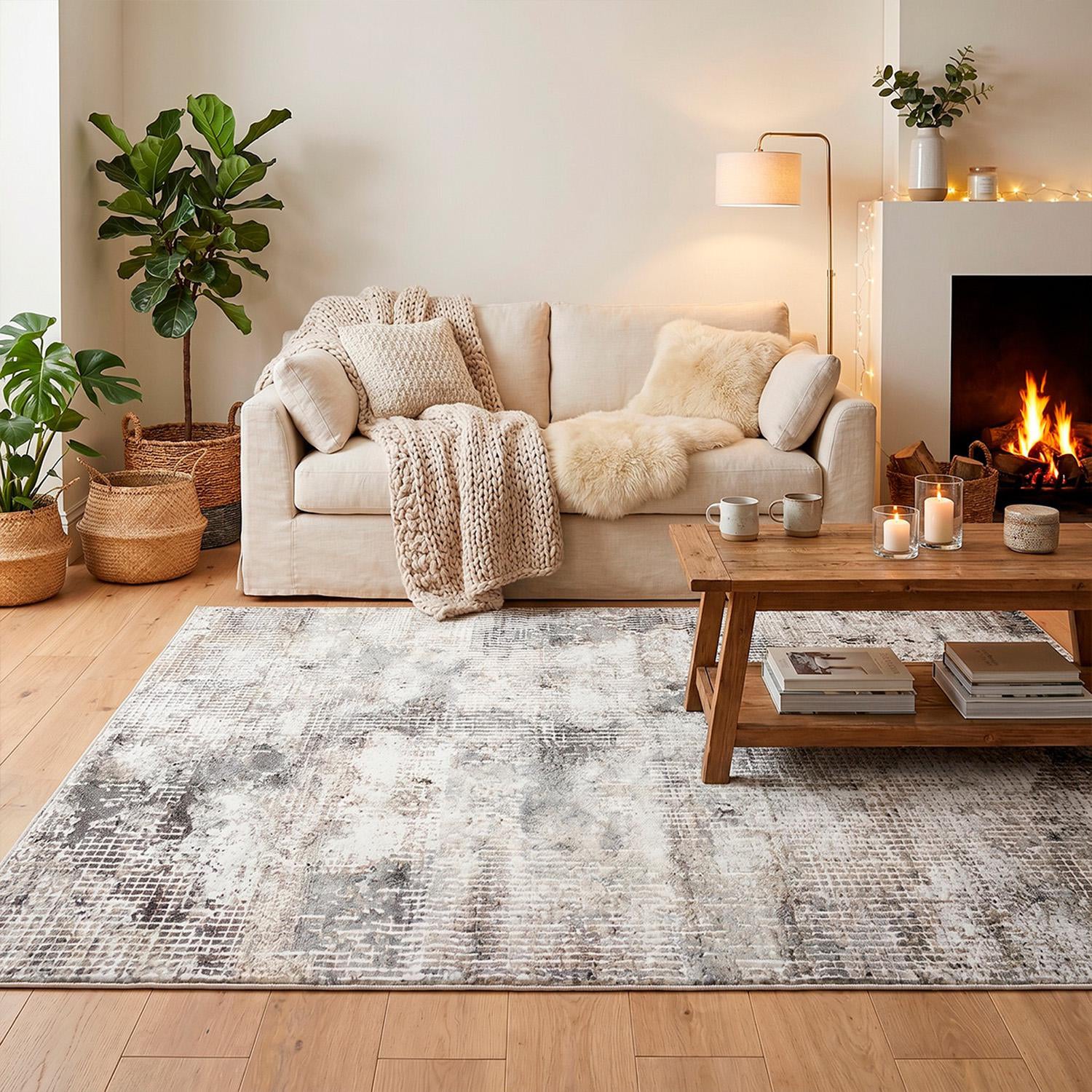 Alfombra 120X170 Kusadasi 01 Beige