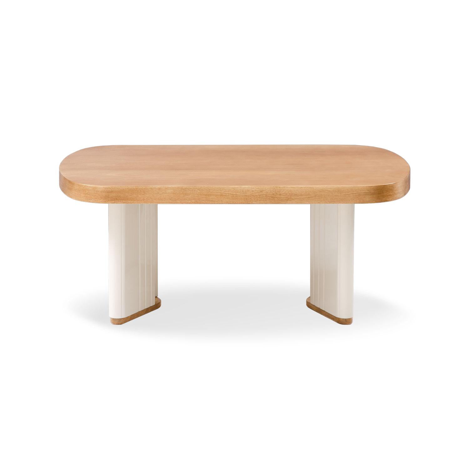 Mesa de Centro Montreal Natural, Greige Basic