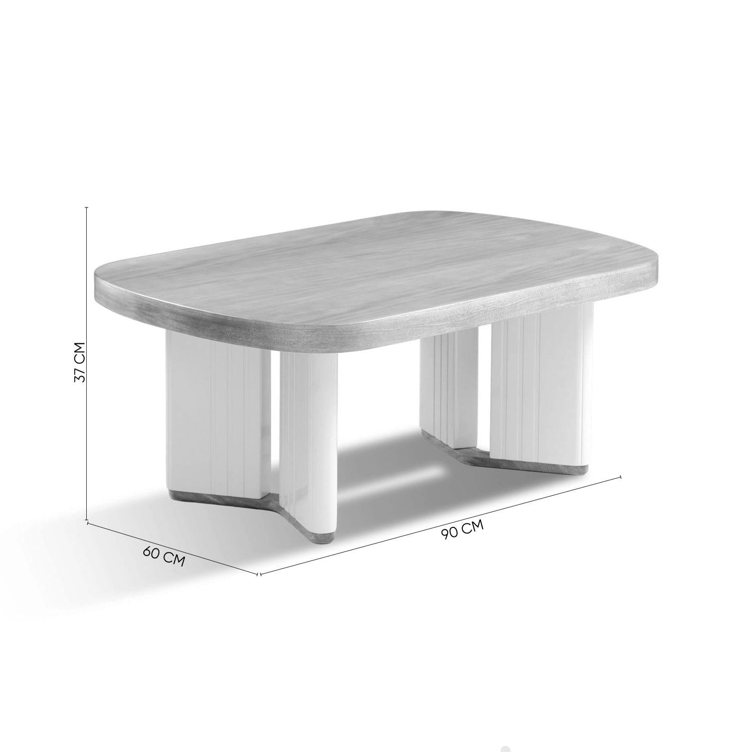 Mesa de Centro Montreal Natural, Greige Basic